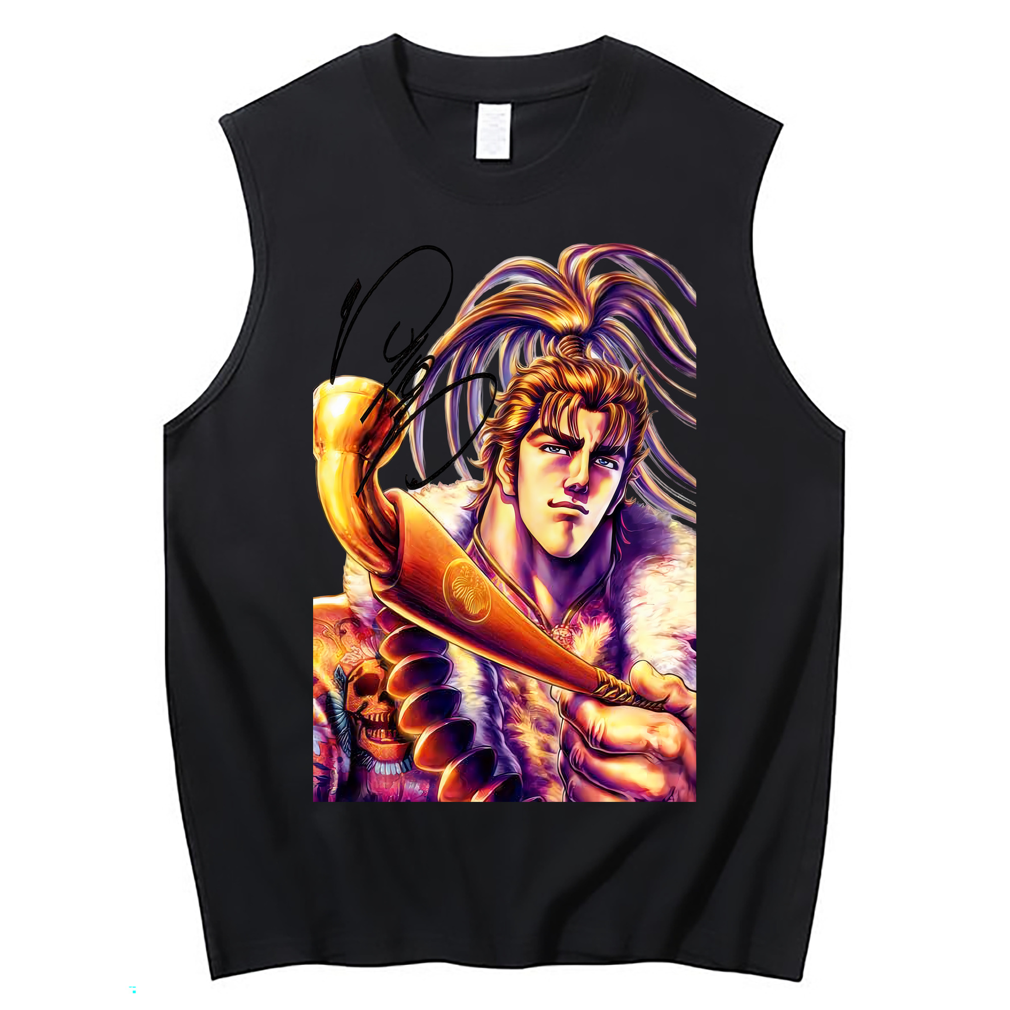 （画像用） 北斗の拳 Fist of the North Star コットン100％タンクトップ（フロントプリント）