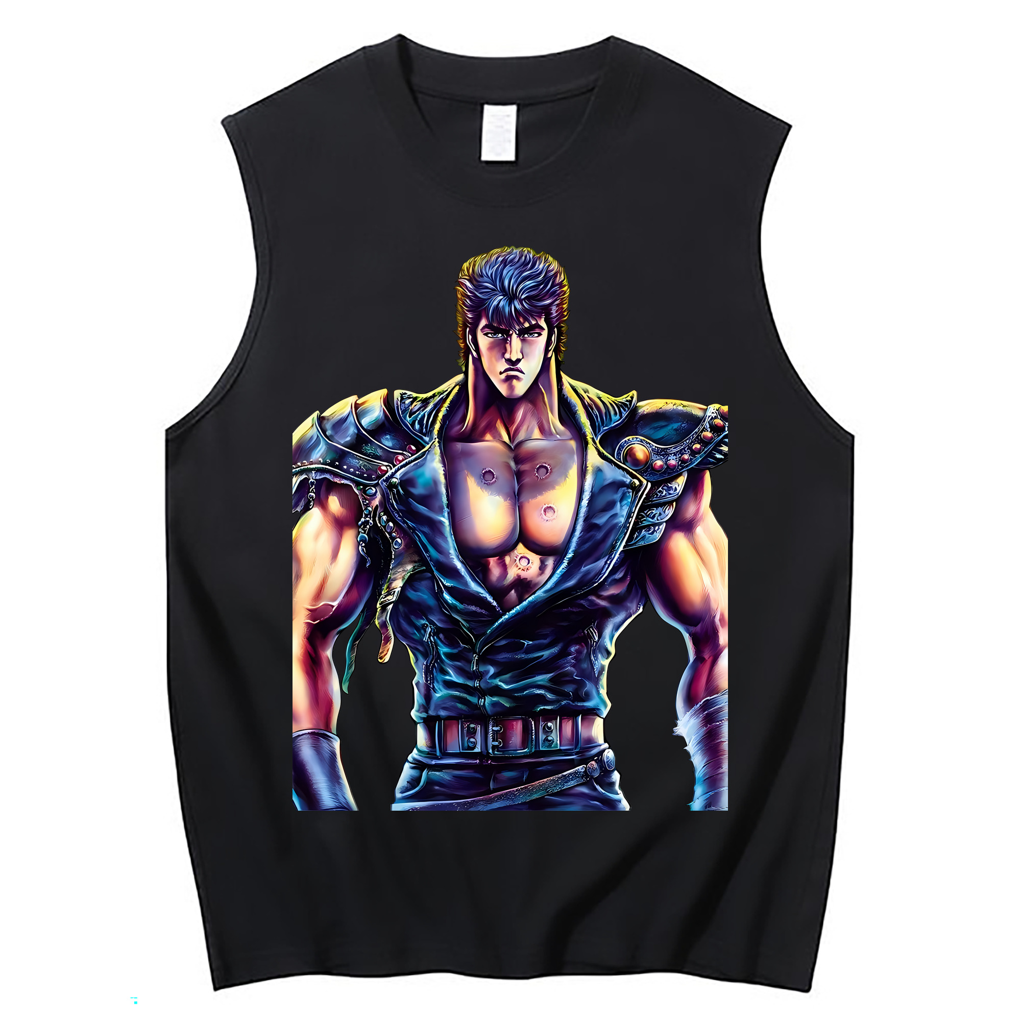 （画像用） 北斗の拳 Fist of the North Star コットン100％タンクトップ（フロントプリント）