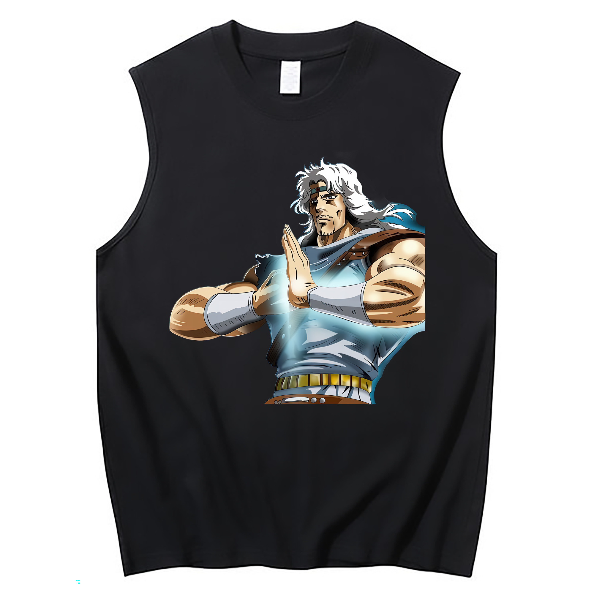 （画像用） 北斗の拳 Fist of the North Star コットン100％タンクトップ（フロントプリント）