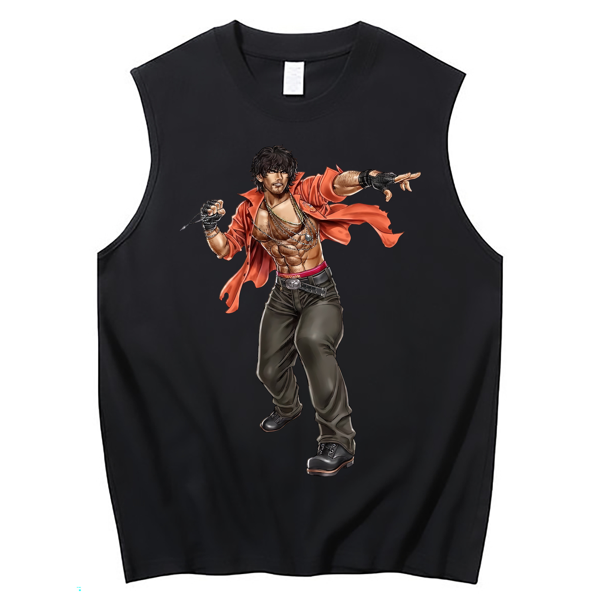 （画像用） 北斗の拳 Fist of the North Star コットン100％タンクトップ（フロントプリント）
