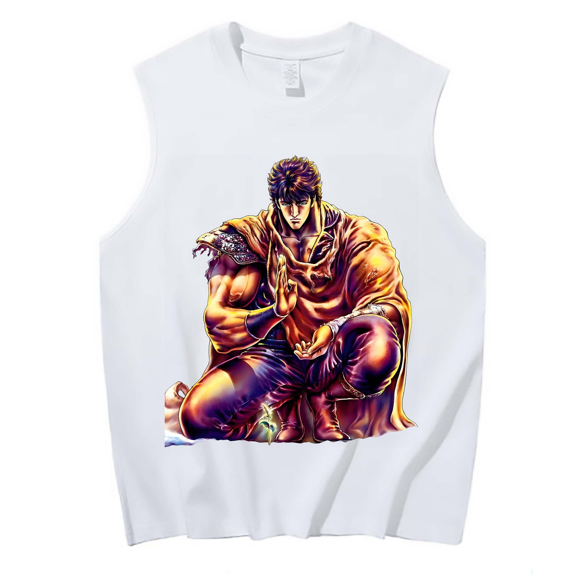 （画像用） 北斗の拳 Fist of the North Star コットン100％タンクトップ（フロントプリント）