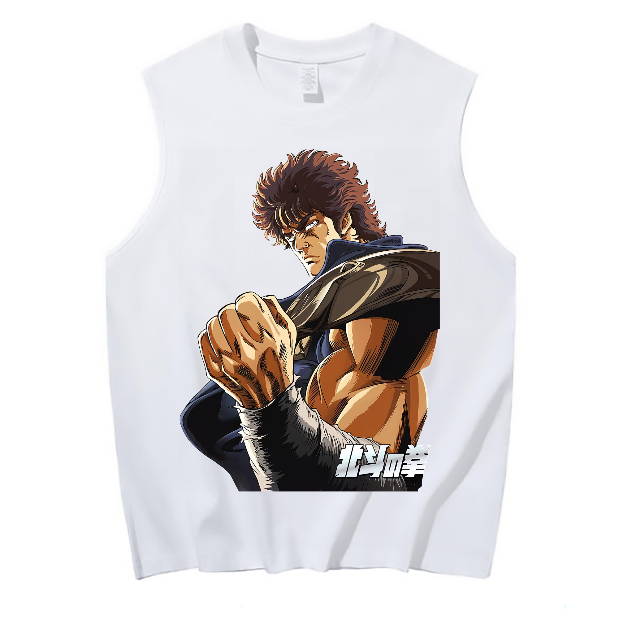 （画像用） 北斗の拳 Fist of the North Star コットン100％タンクトップ（フロントプリント）