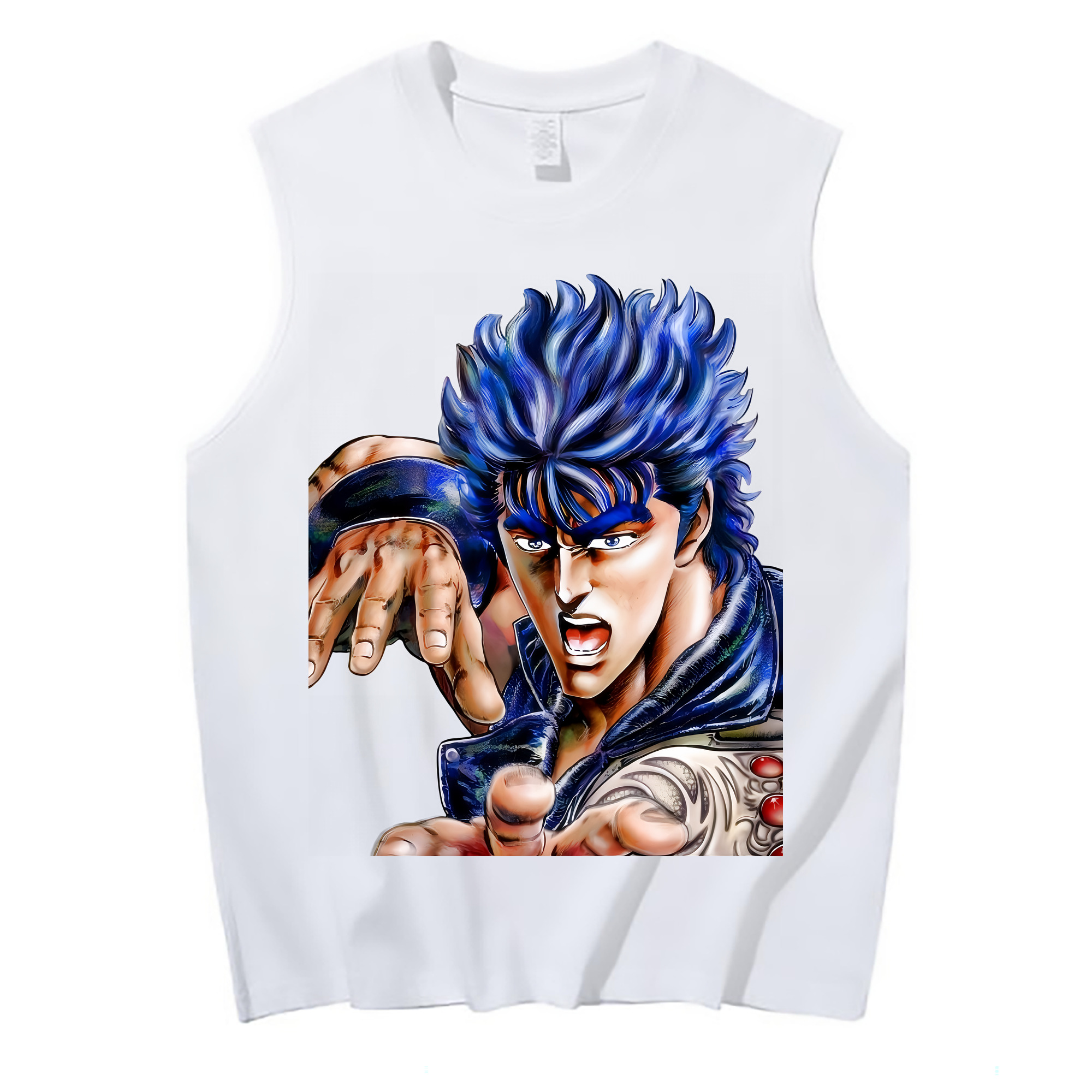 （画像用） 北斗の拳 Fist of the North Star コットン100％タンクトップ（フロントプリント）