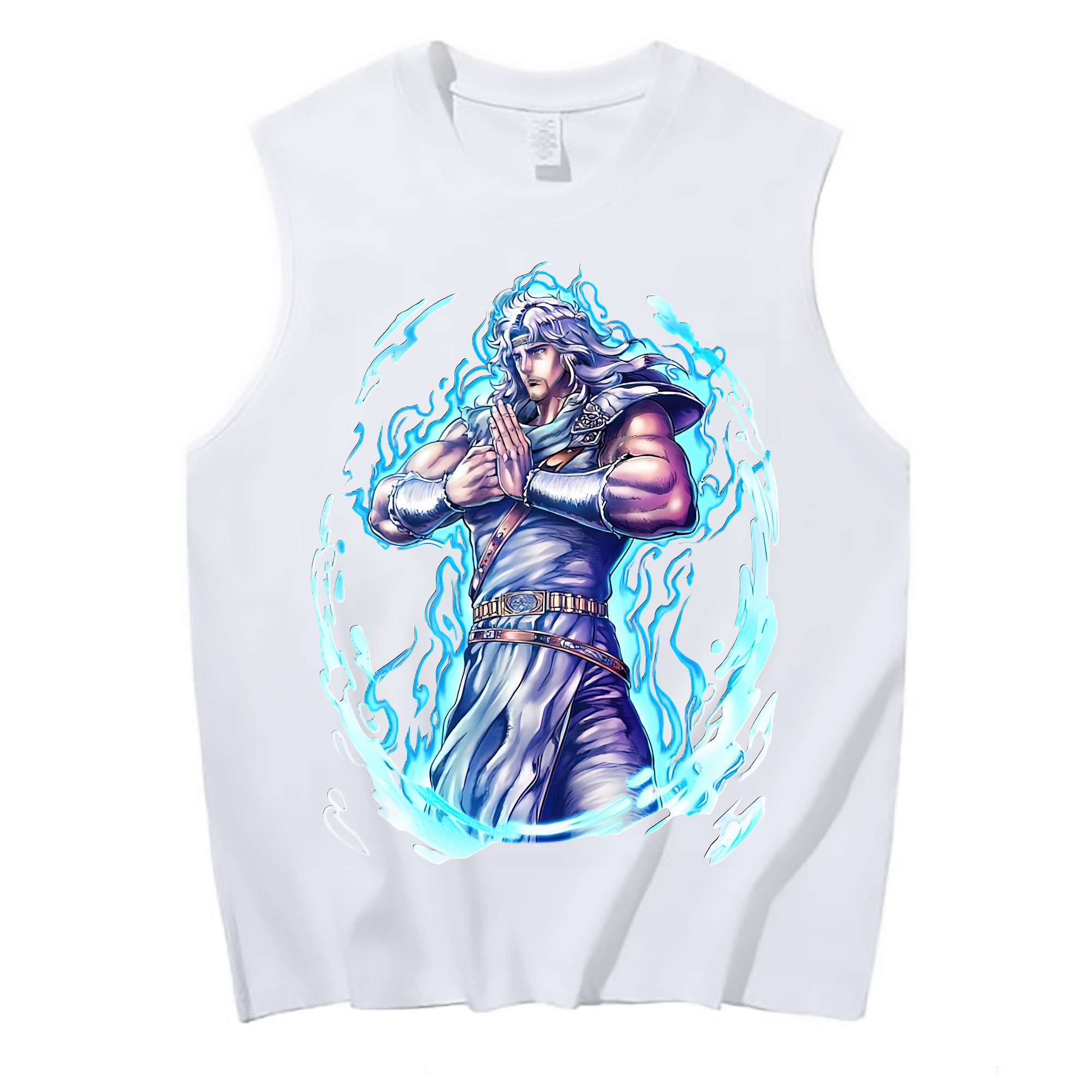 （画像用） 北斗の拳 Fist of the North Star コットン100％タンクトップ（フロントプリント）
