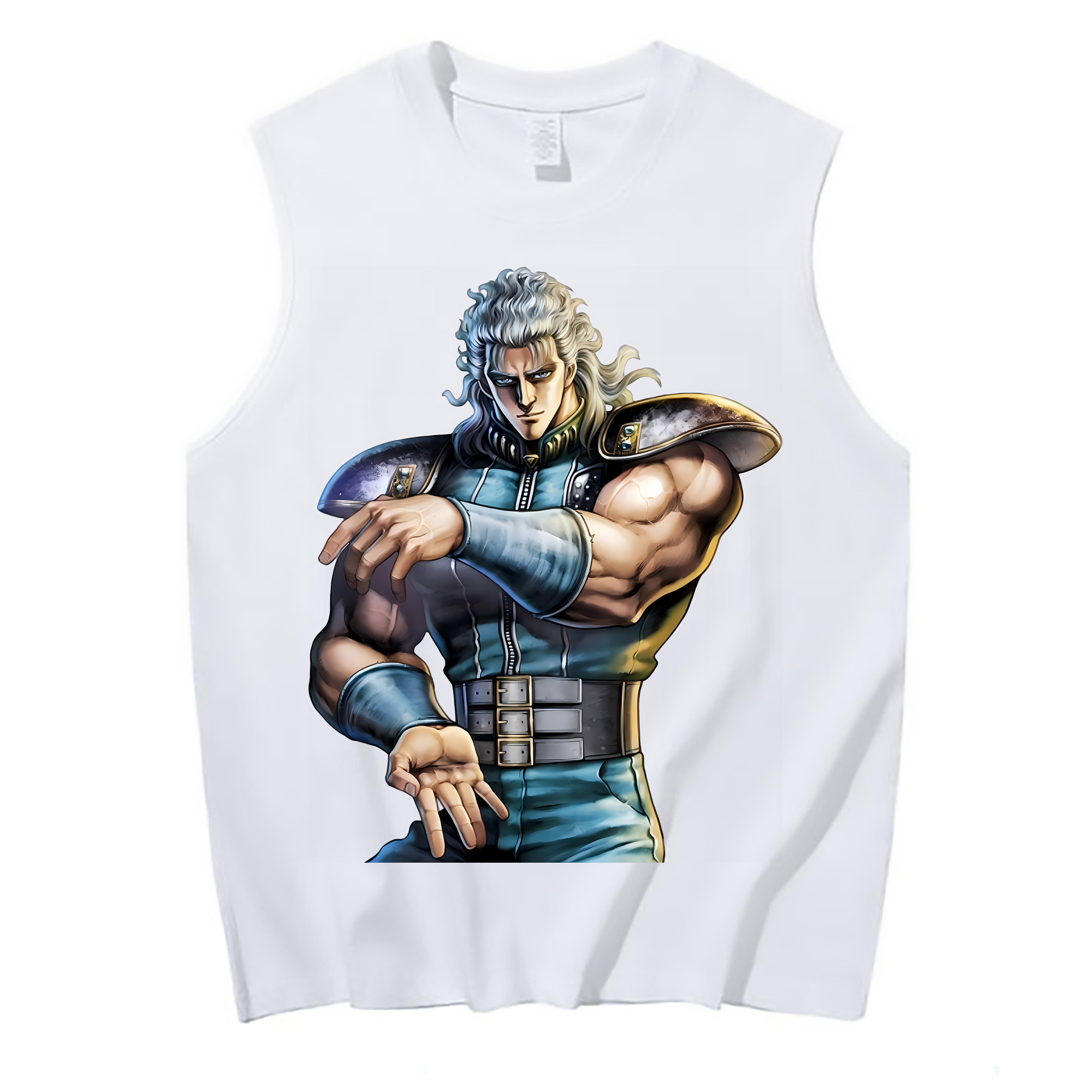 （画像用） 北斗の拳 Fist of the North Star コットン100％タンクトップ（フロントプリント）