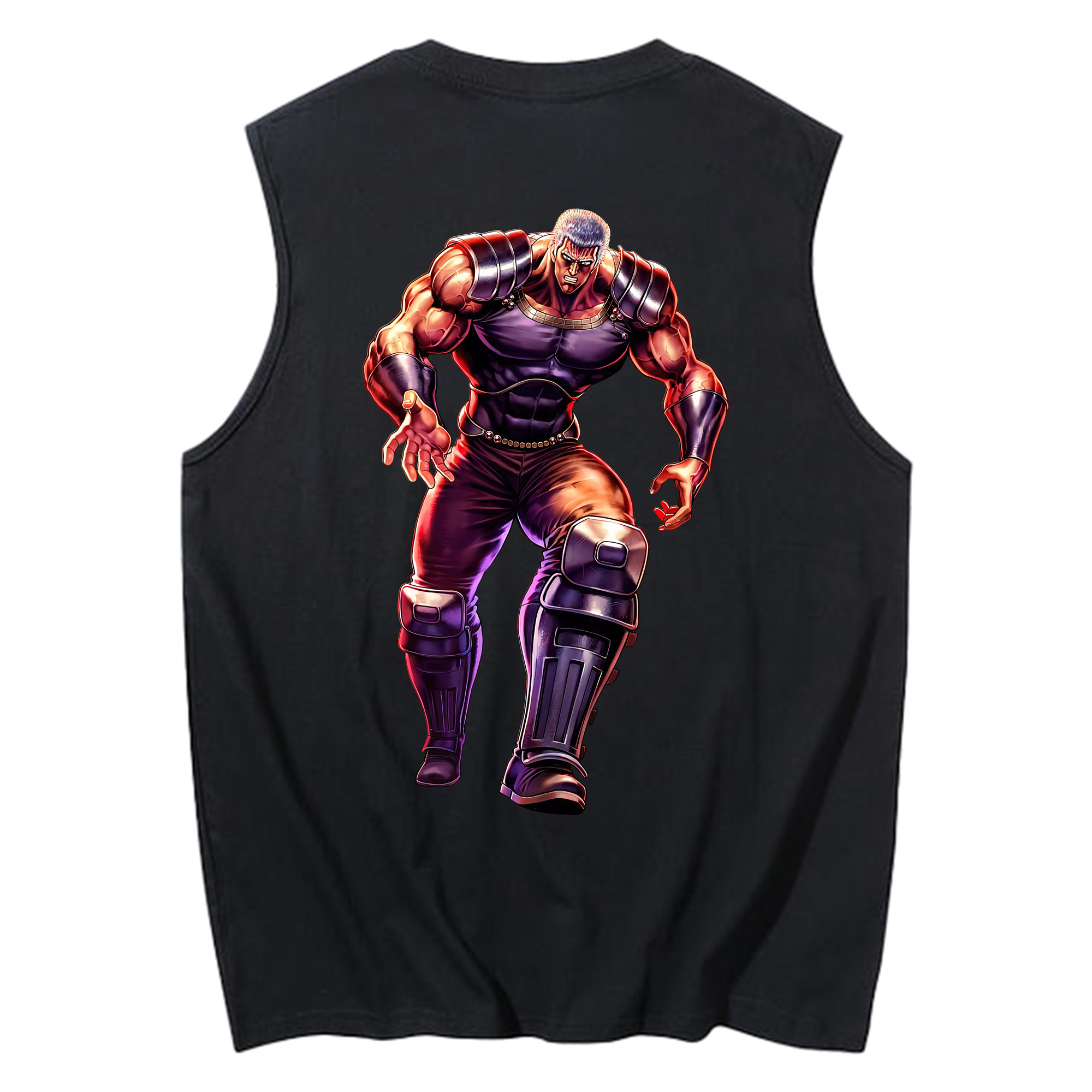 （画像用） 北斗の拳 Fist of the North Star コットン100％タンクトップ（背面プリント）