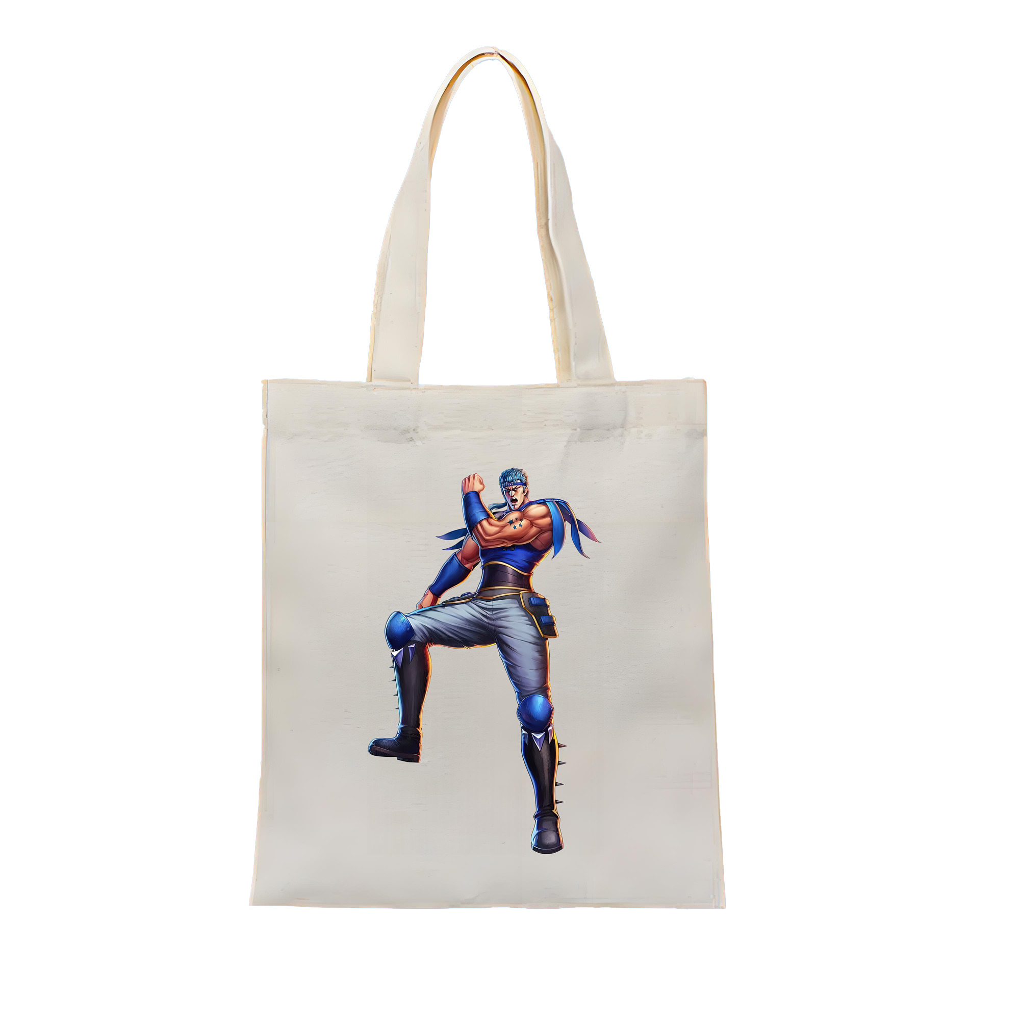（画像用） 北斗の拳 Fist of the North Star 縦型キャンバス生地手提げバッグ　トートバッグ