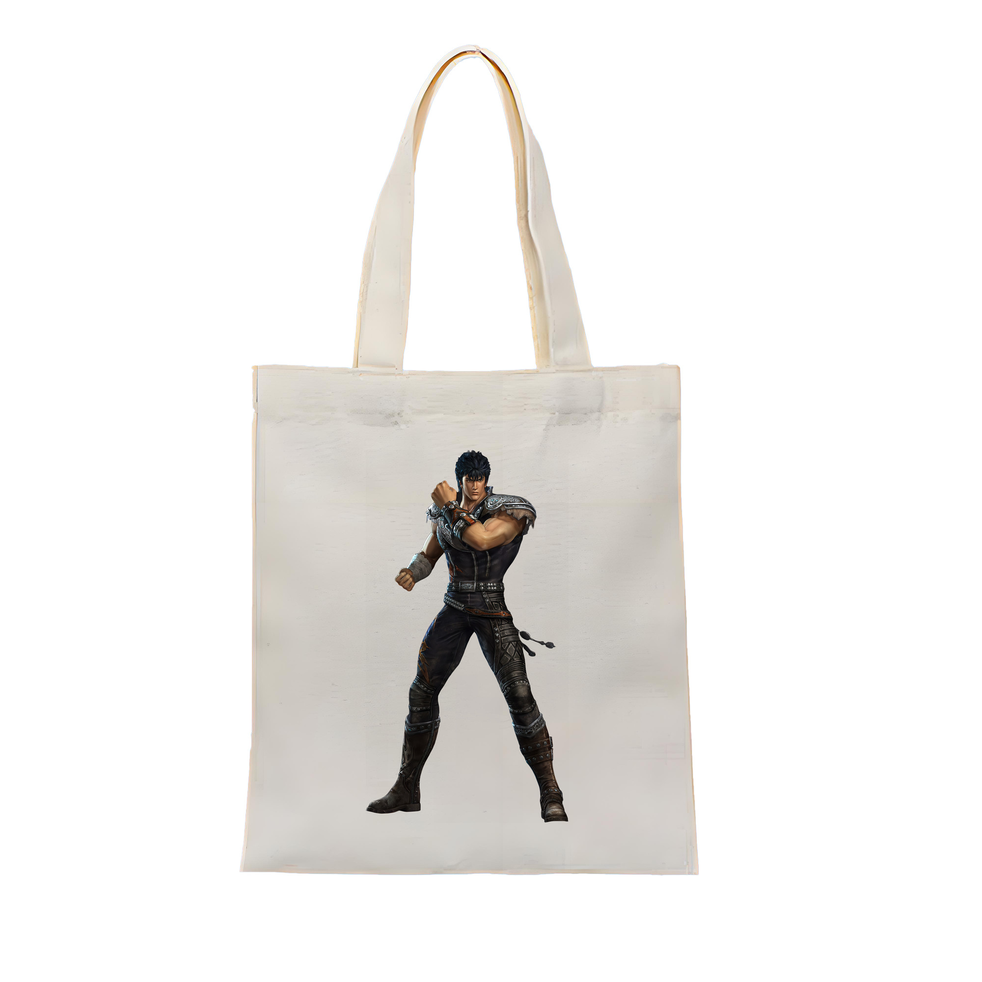 （画像用） 北斗の拳 Fist of the North Star 縦型キャンバス生地手提げバッグ　トートバッグ