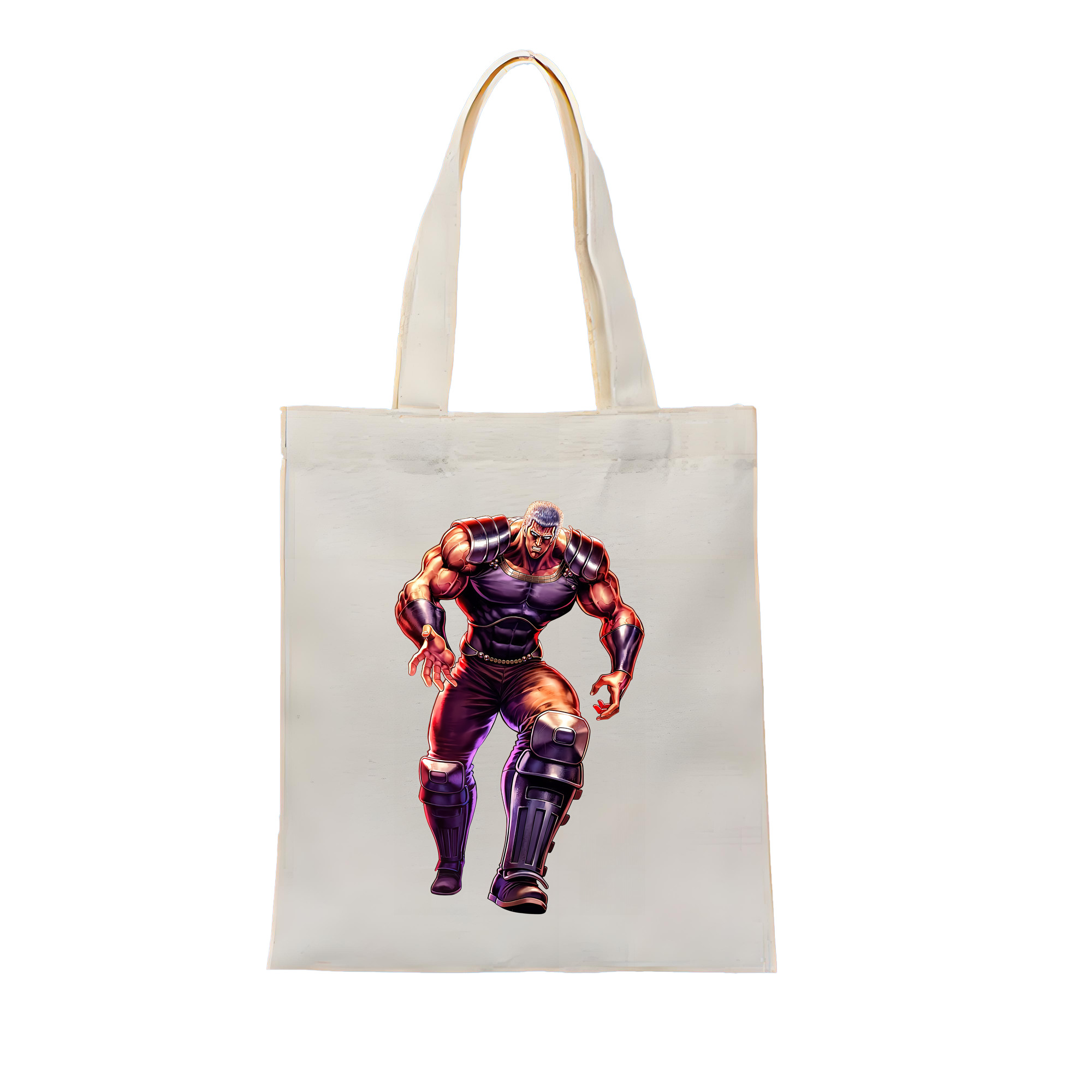 （画像用） 北斗の拳 Fist of the North Star 縦型キャンバス生地手提げバッグ　トートバッグ
