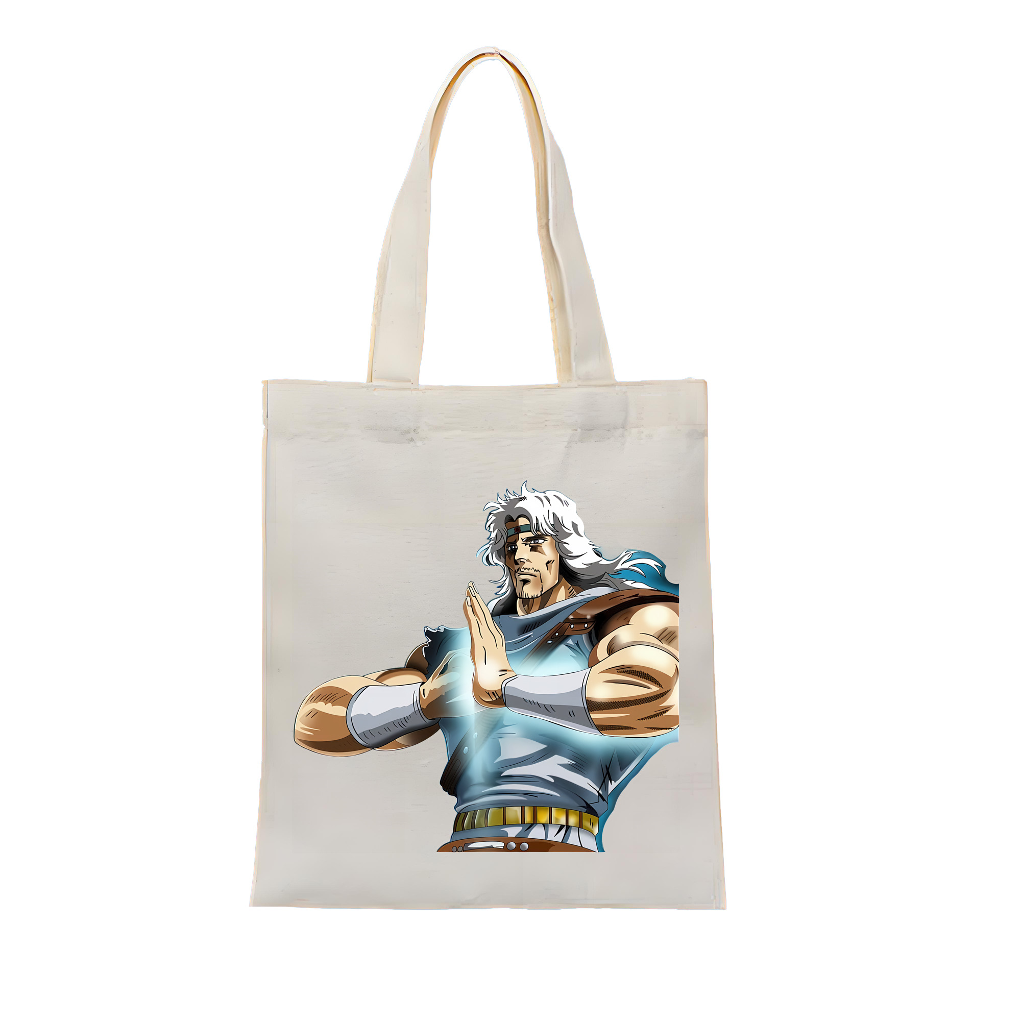 （画像用） 北斗の拳 Fist of the North Star 縦型キャンバス生地手提げバッグ　トートバッグ