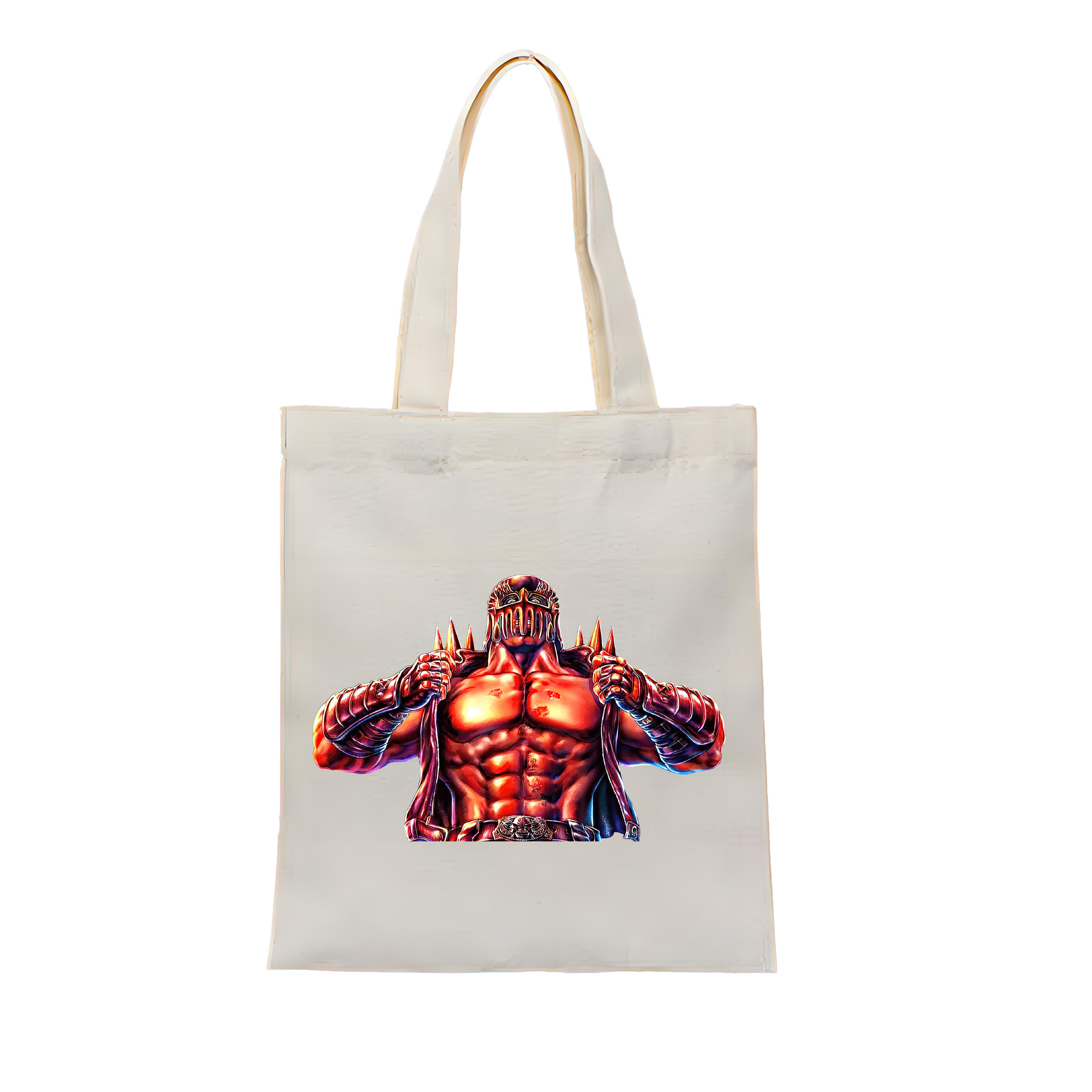 （画像用） 北斗の拳 Fist of the North Star 縦型キャンバス生地手提げバッグ　トートバッグ