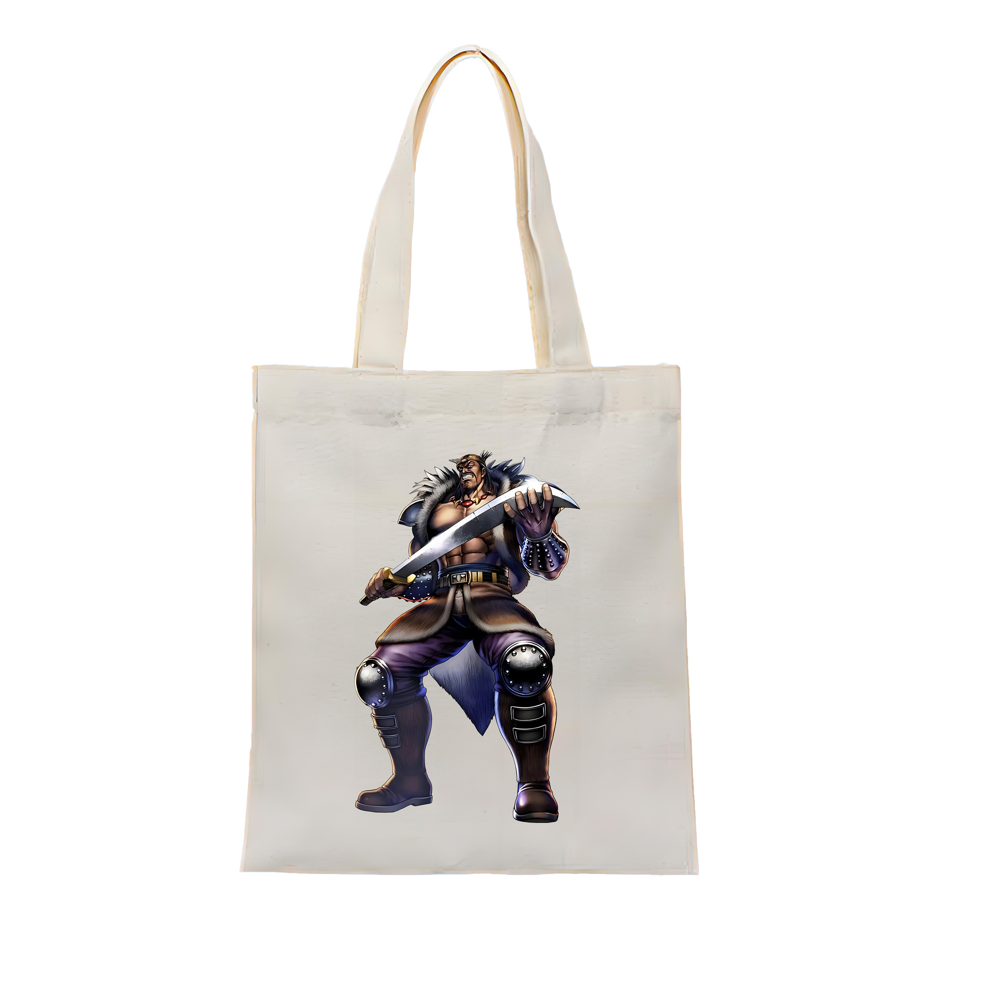 （画像用） 北斗の拳 Fist of the North Star 縦型キャンバス生地手提げバッグ　トートバッグ