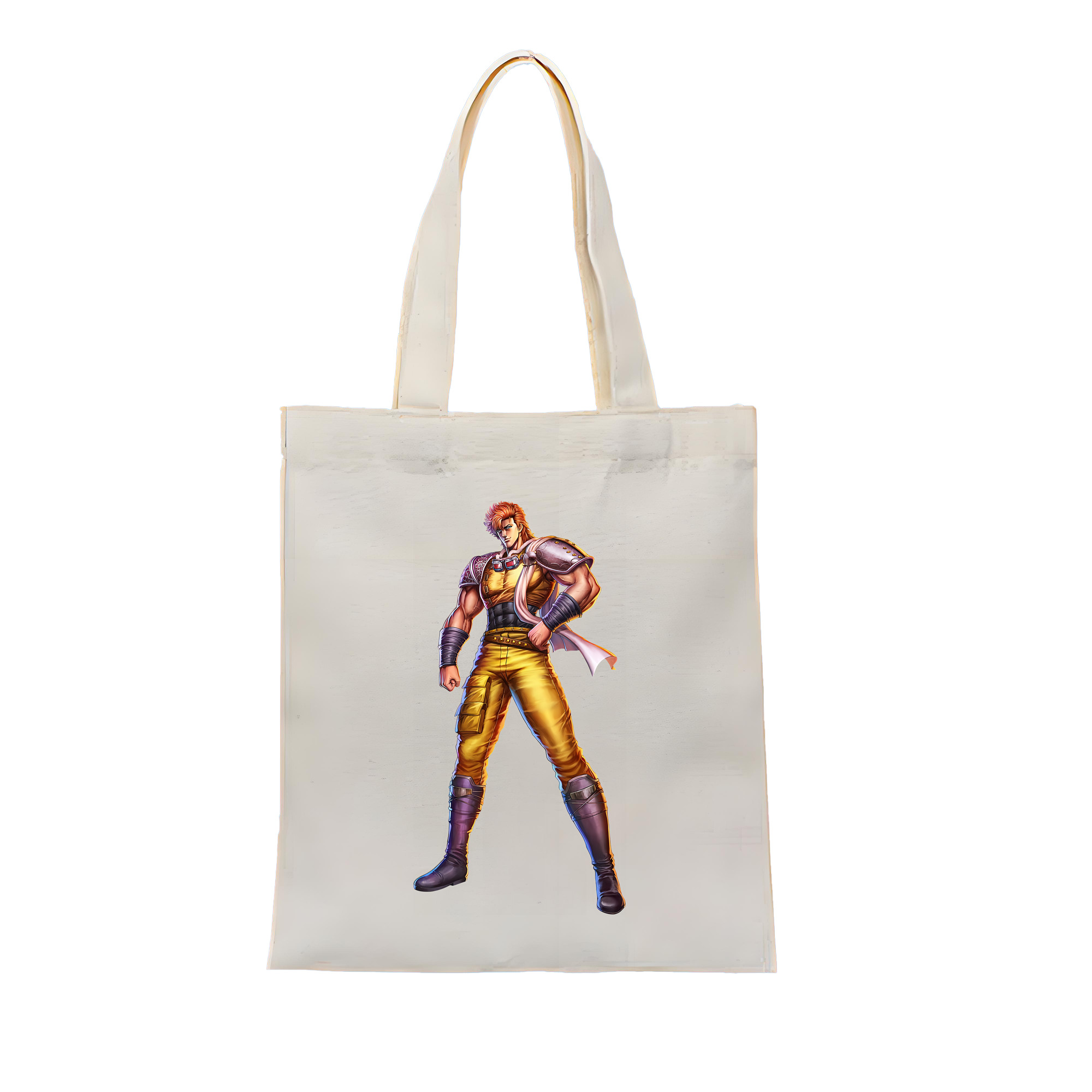 （画像用） 北斗の拳 Fist of the North Star 縦型キャンバス生地手提げバッグ　トートバッグ