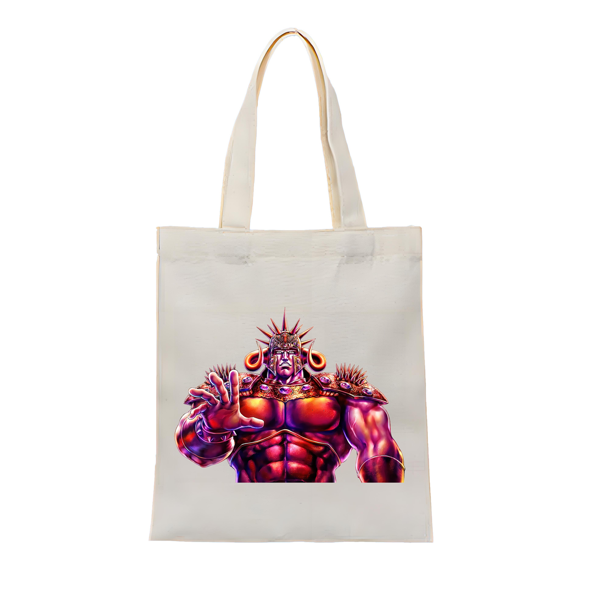 （画像用） 北斗の拳 Fist of the North Star 縦型キャンバス生地手提げバッグ　トートバッグ
