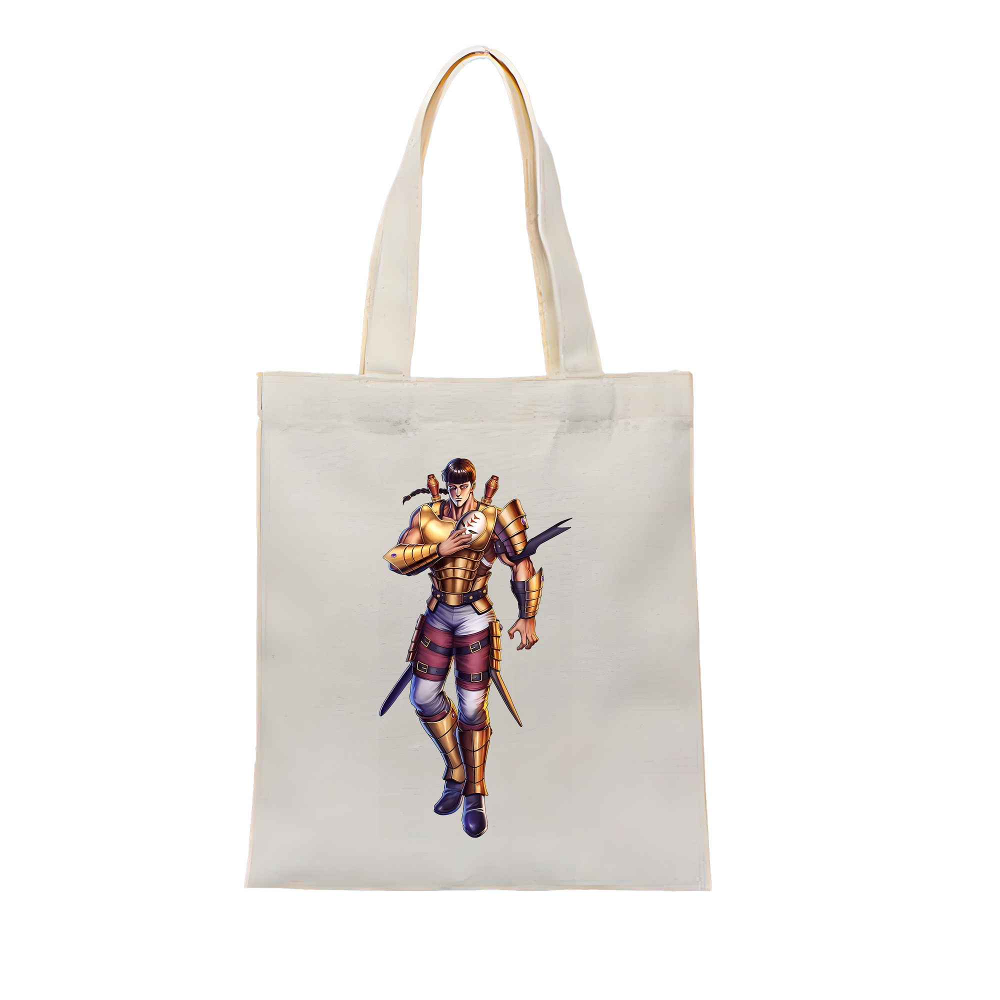 （画像用） 北斗の拳 Fist of the North Star 縦型キャンバス生地手提げバッグ　トートバッグ