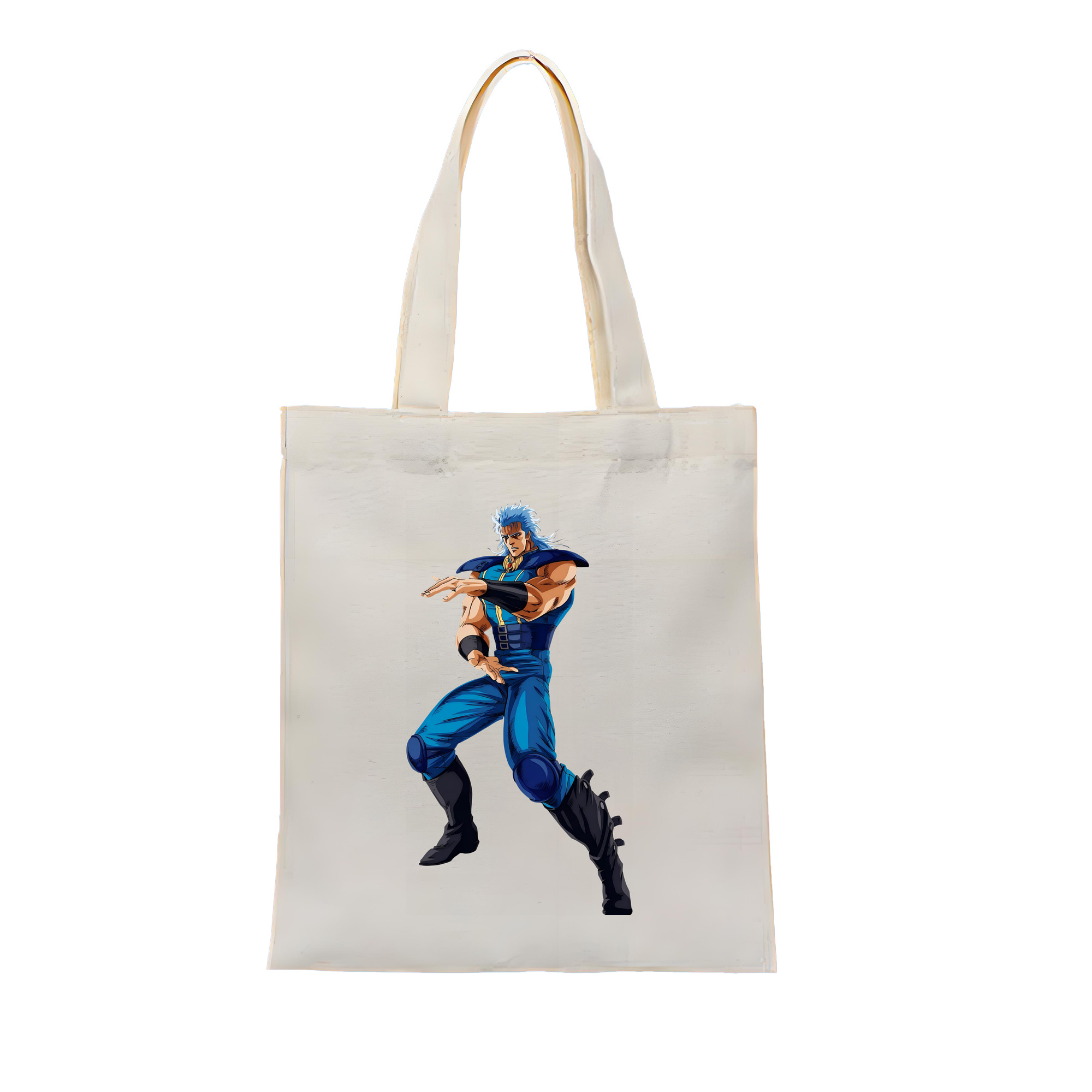 （画像用） 北斗の拳 Fist of the North Star 縦型キャンバス生地手提げバッグ　トートバッグ