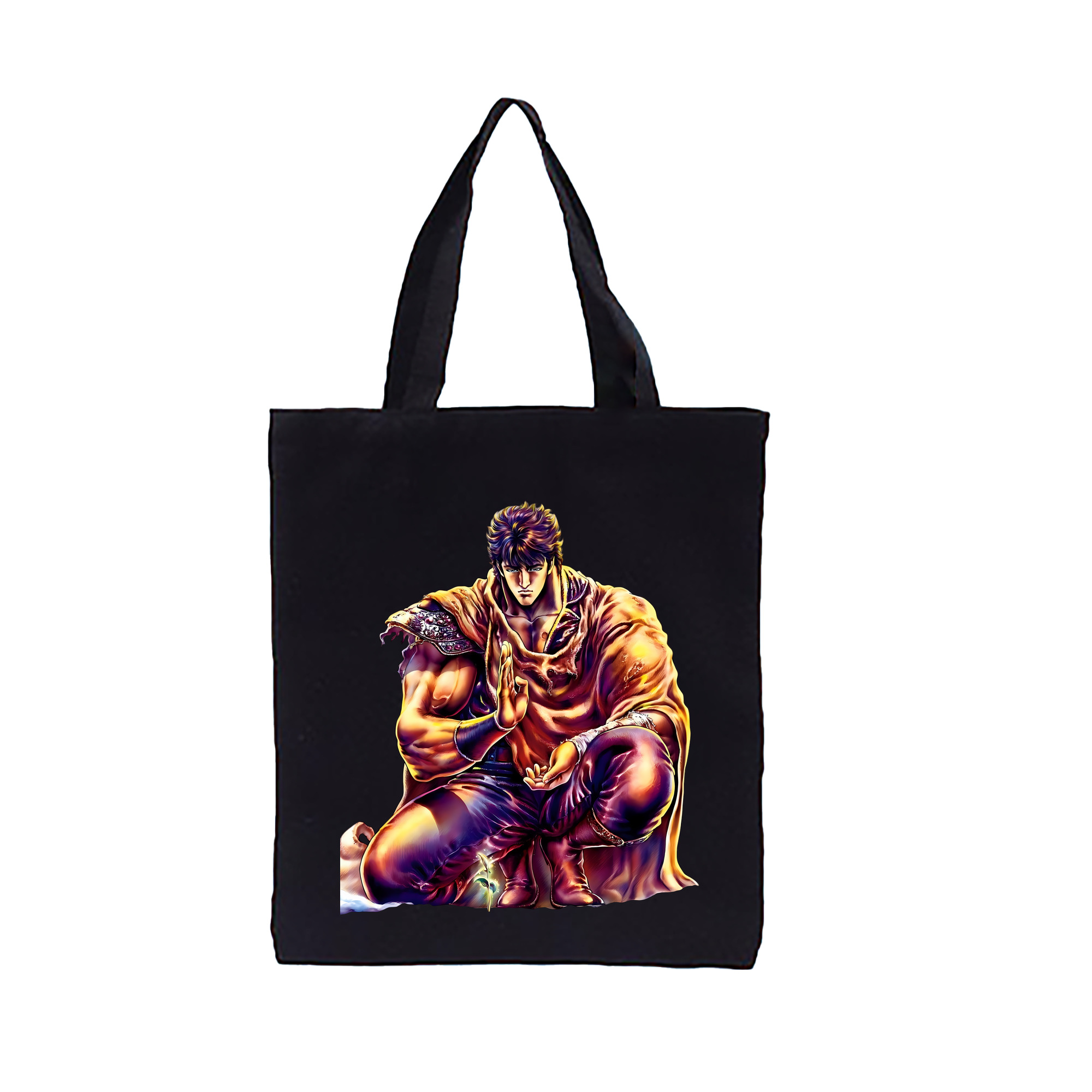 （画像用） 北斗の拳 Fist of the North Star 縦型キャンバス生地手提げバッグ　トートバッグ