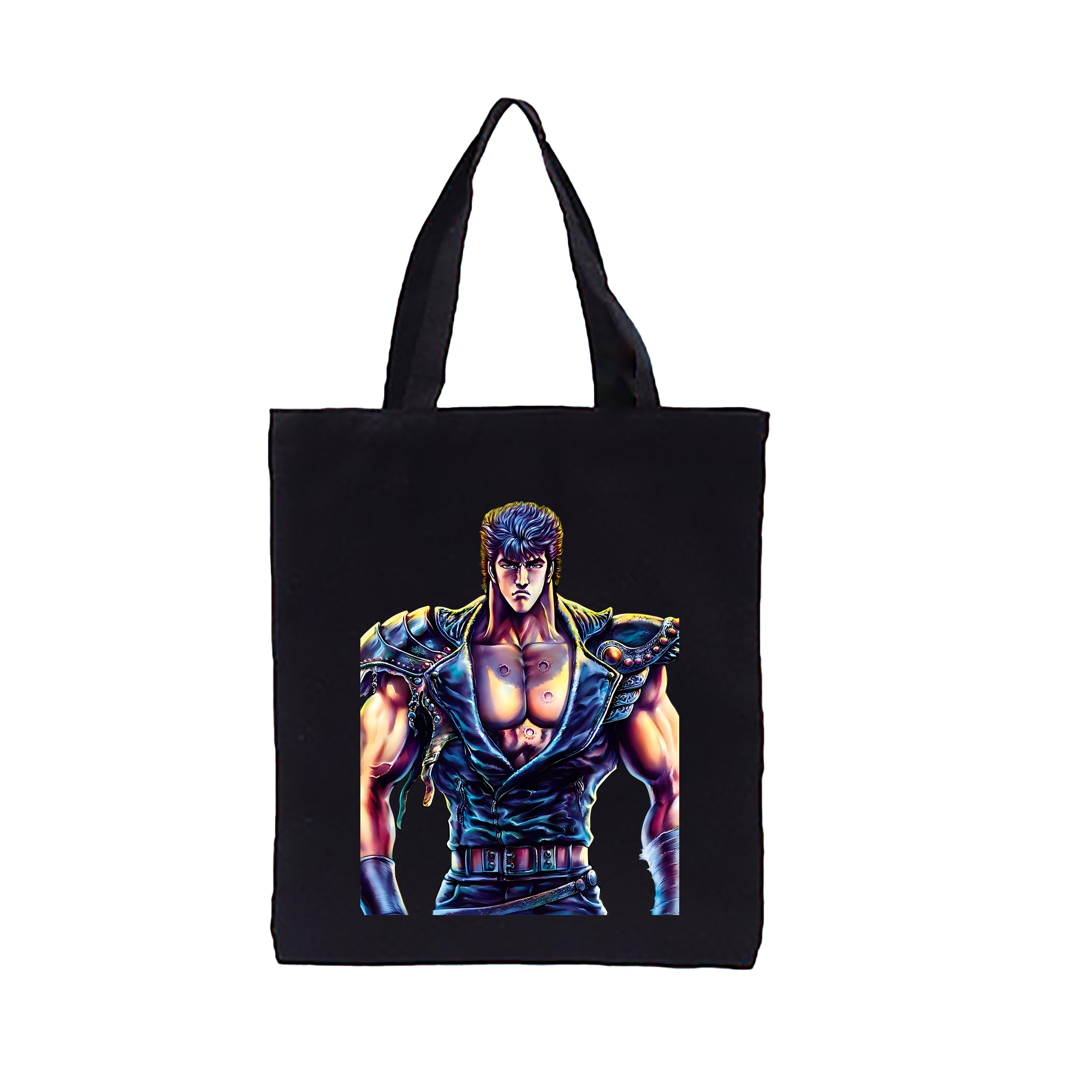 （画像用） 北斗の拳 Fist of the North Star 縦型キャンバス生地手提げバッグ　トートバッグ
