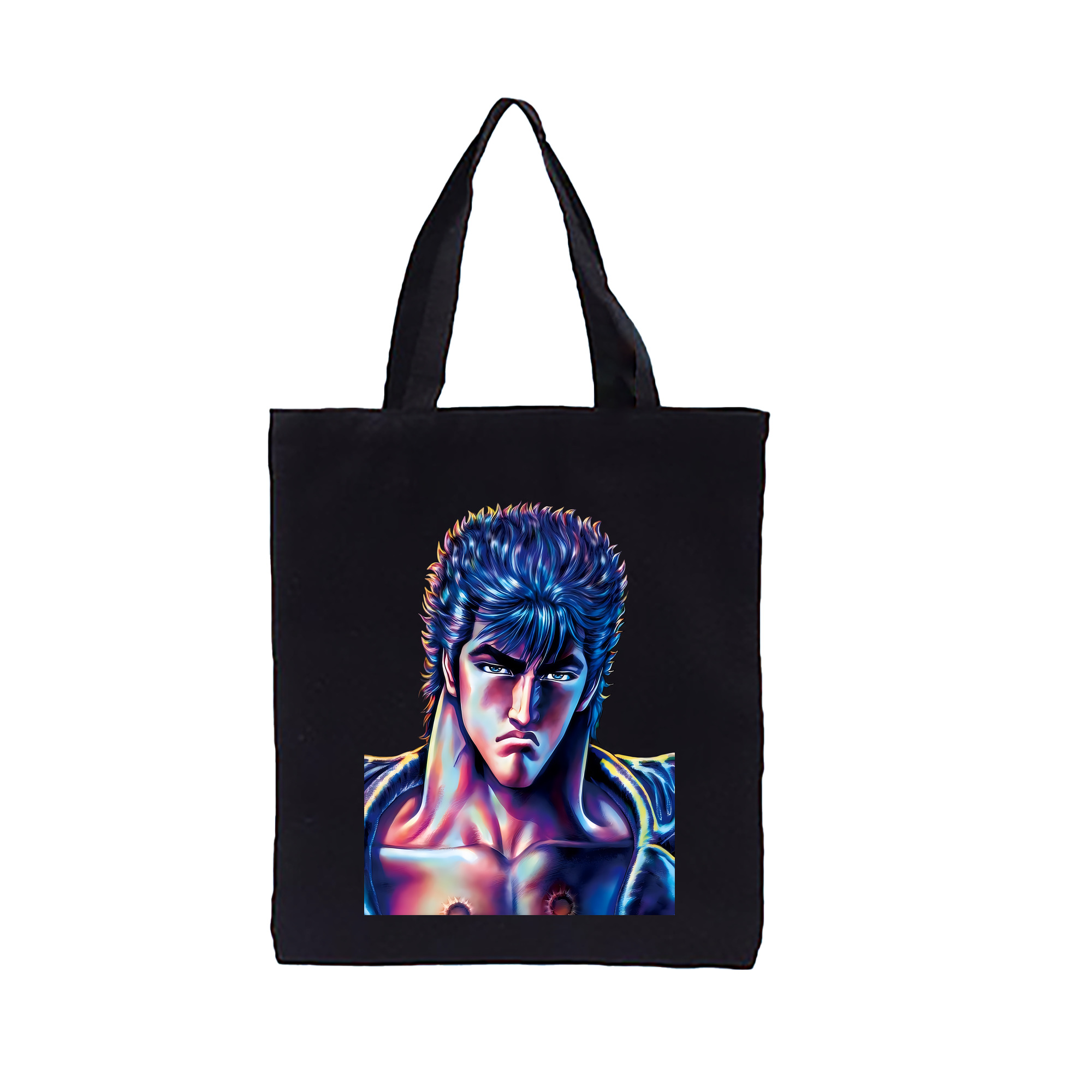 （画像用） 北斗の拳 Fist of the North Star 縦型キャンバス生地手提げバッグ　トートバッグ