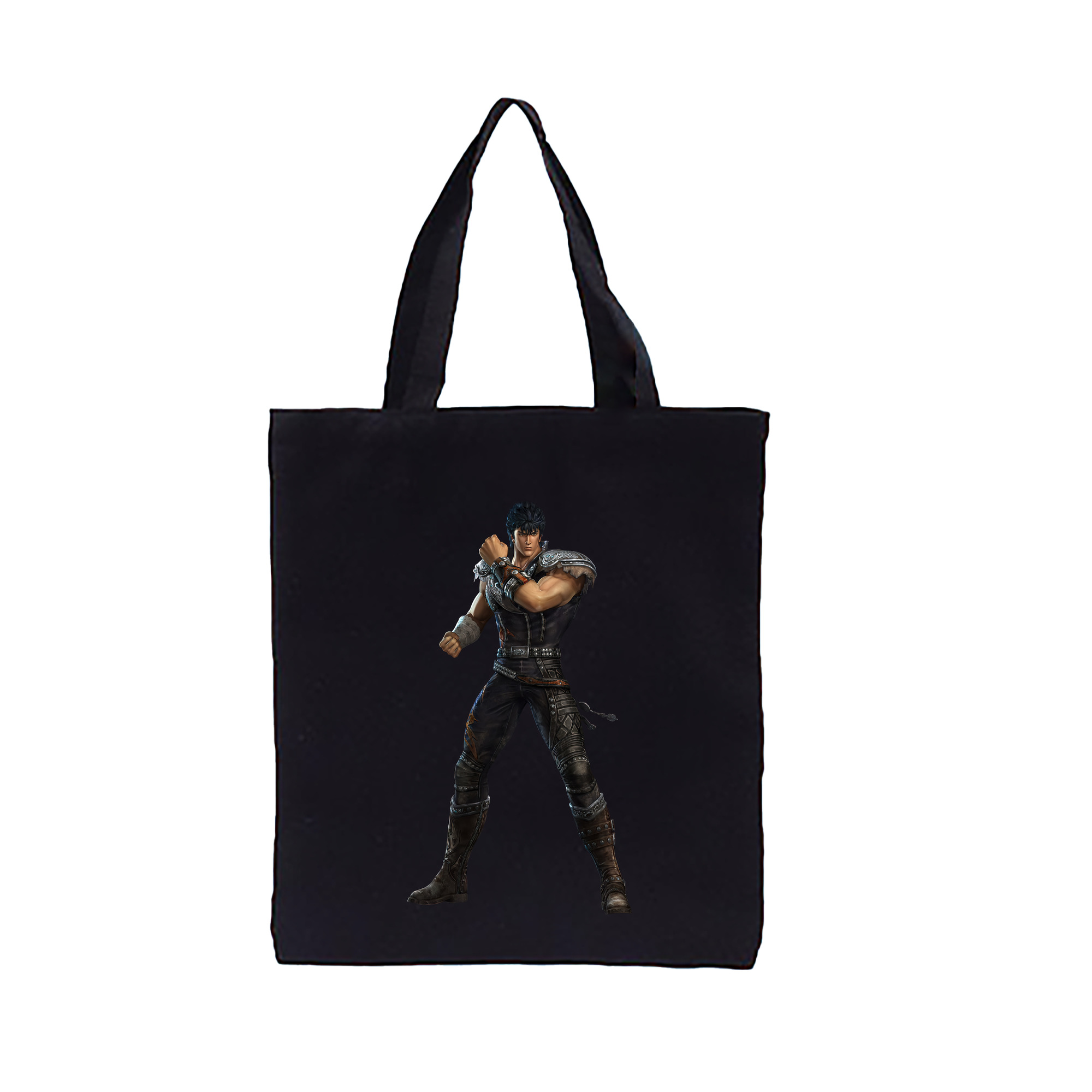 （画像用） 北斗の拳 Fist of the North Star 縦型キャンバス生地手提げバッグ　トートバッグ
