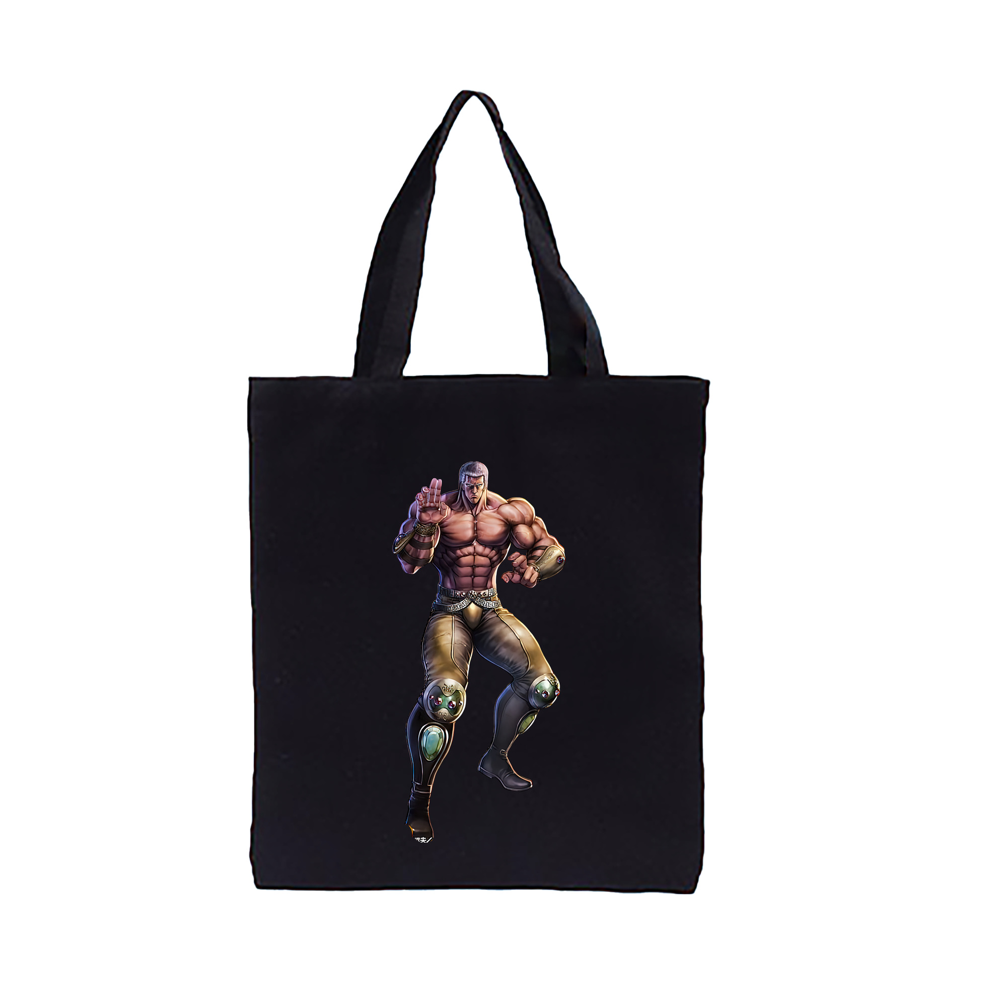 （画像用） 北斗の拳 Fist of the North Star 縦型キャンバス生地手提げバッグ　トートバッグ