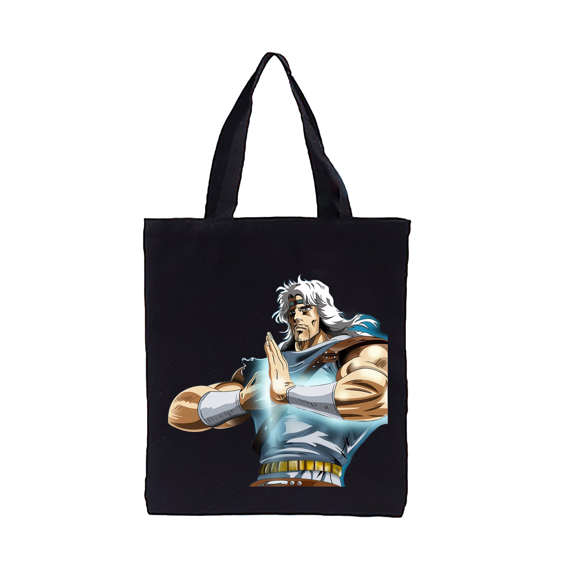 （画像用） 北斗の拳 Fist of the North Star 縦型キャンバス生地手提げバッグ　トートバッグ