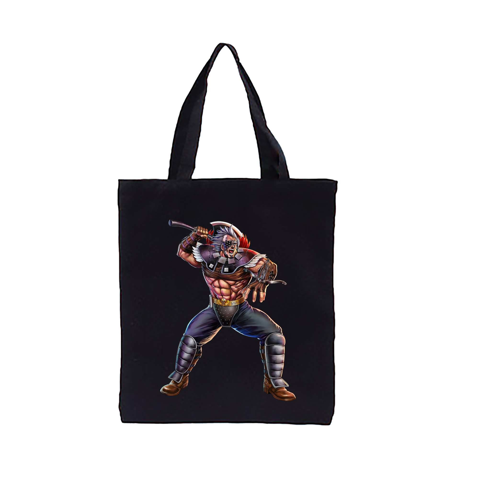 （画像用） 北斗の拳 Fist of the North Star 縦型キャンバス生地手提げバッグ　トートバッグ