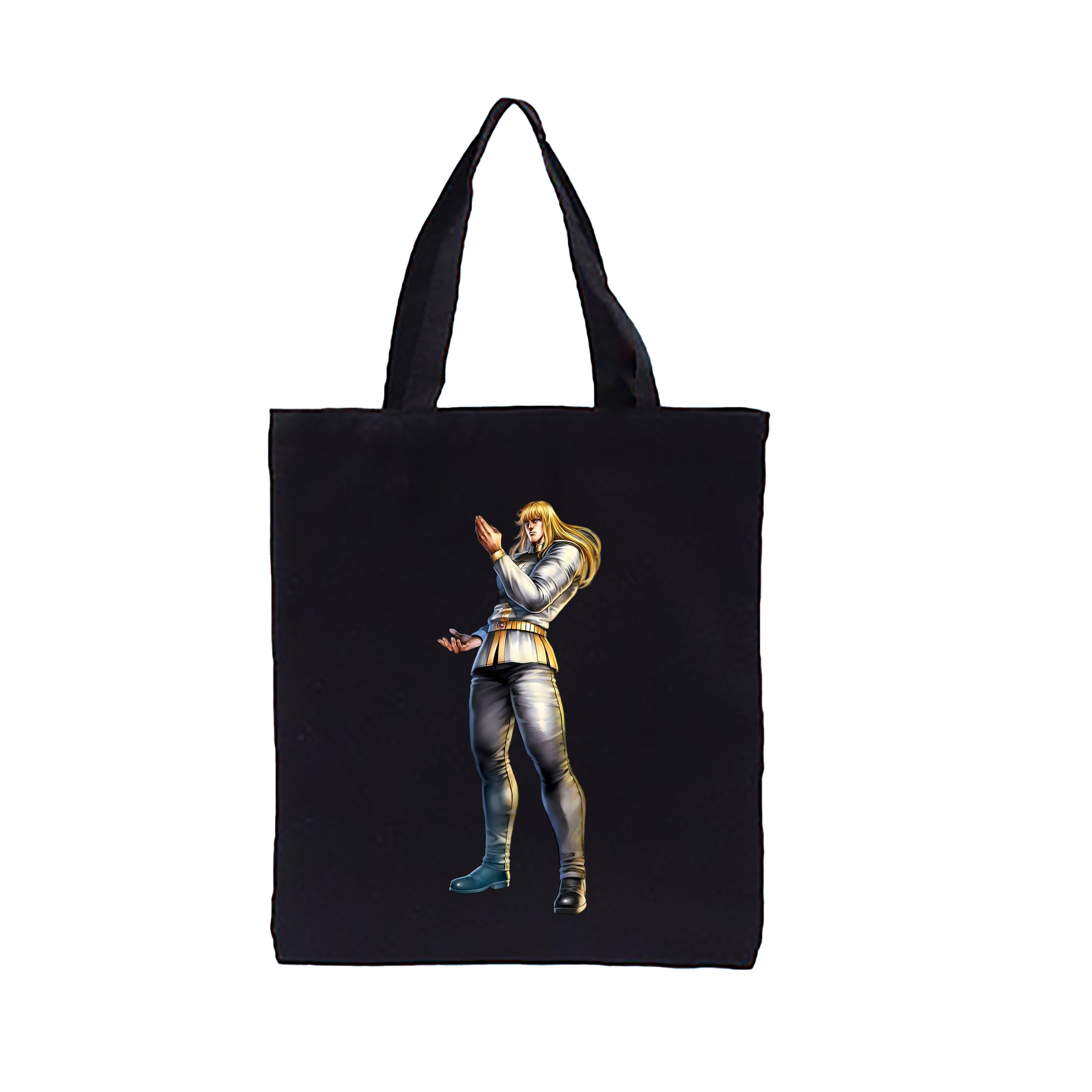 （画像用） 北斗の拳 Fist of the North Star 縦型キャンバス生地手提げバッグ　トートバッグ