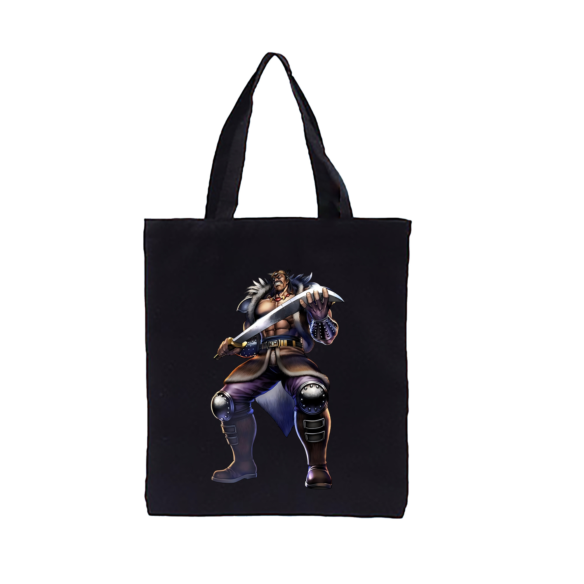 （画像用） 北斗の拳 Fist of the North Star 縦型キャンバス生地手提げバッグ　トートバッグ