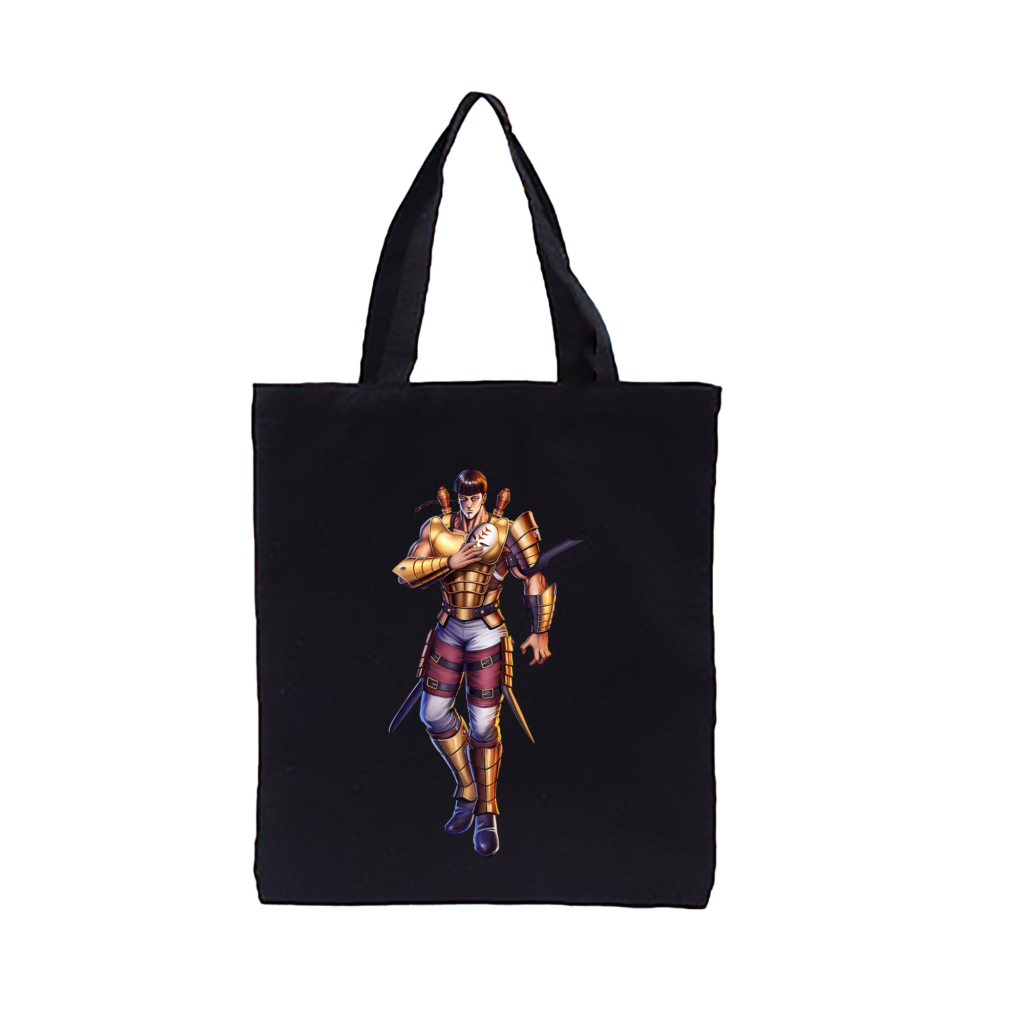 （画像用） 北斗の拳 Fist of the North Star 縦型キャンバス生地手提げバッグ　トートバッグ