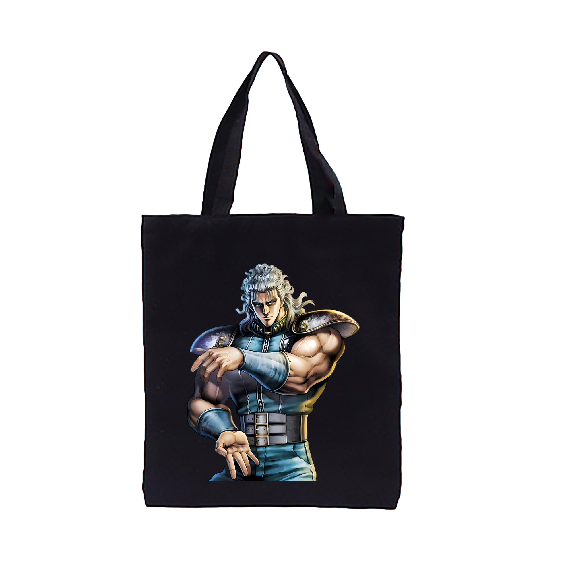 （画像用） 北斗の拳 Fist of the North Star 縦型キャンバス生地手提げバッグ　トートバッグ