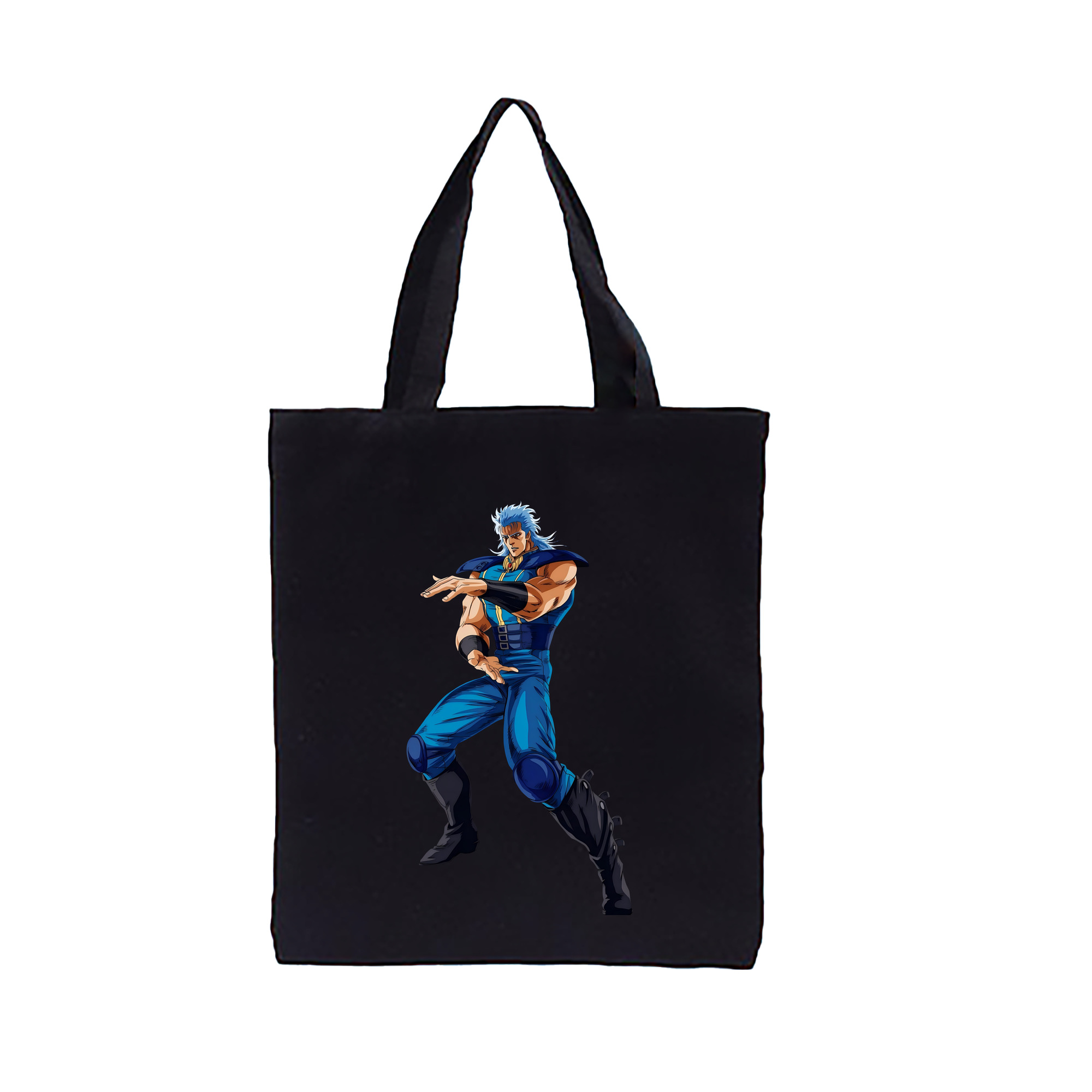 （画像用） 北斗の拳 Fist of the North Star 縦型キャンバス生地手提げバッグ　トートバッグ