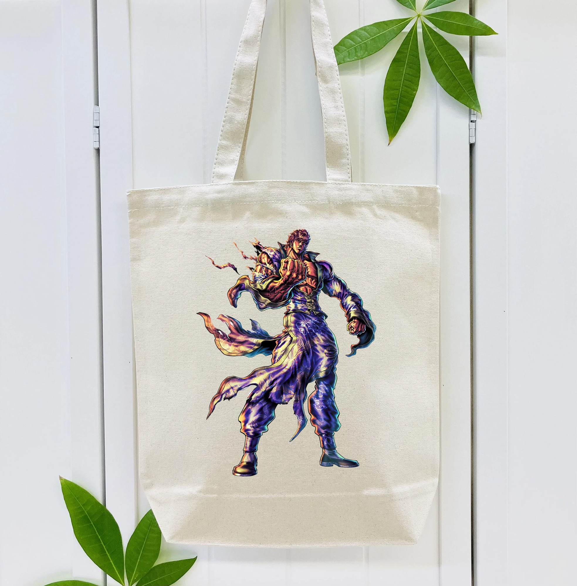 北斗の拳 Fist of the North Star 縦型キャンバス生地手提げバッグ　トートバッグ