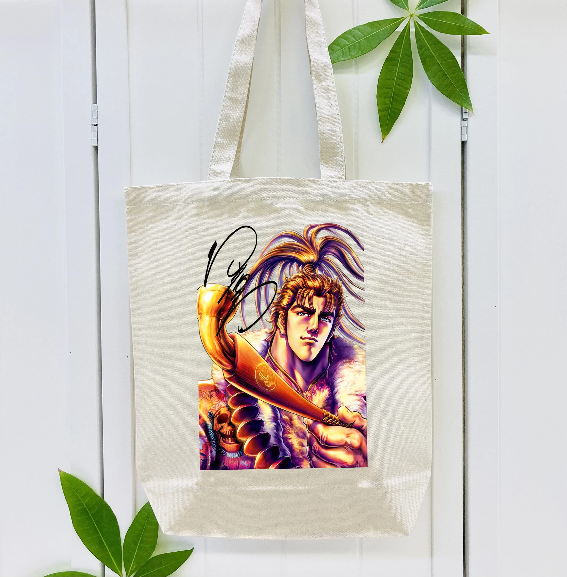 北斗の拳 Fist of the North Star 縦型キャンバス生地手提げバッグ　トートバッグ