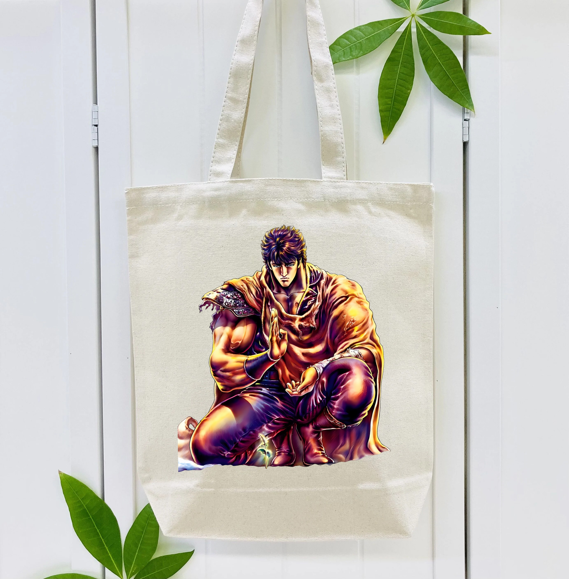 北斗の拳 Fist of the North Star 縦型キャンバス生地手提げバッグ　トートバッグ