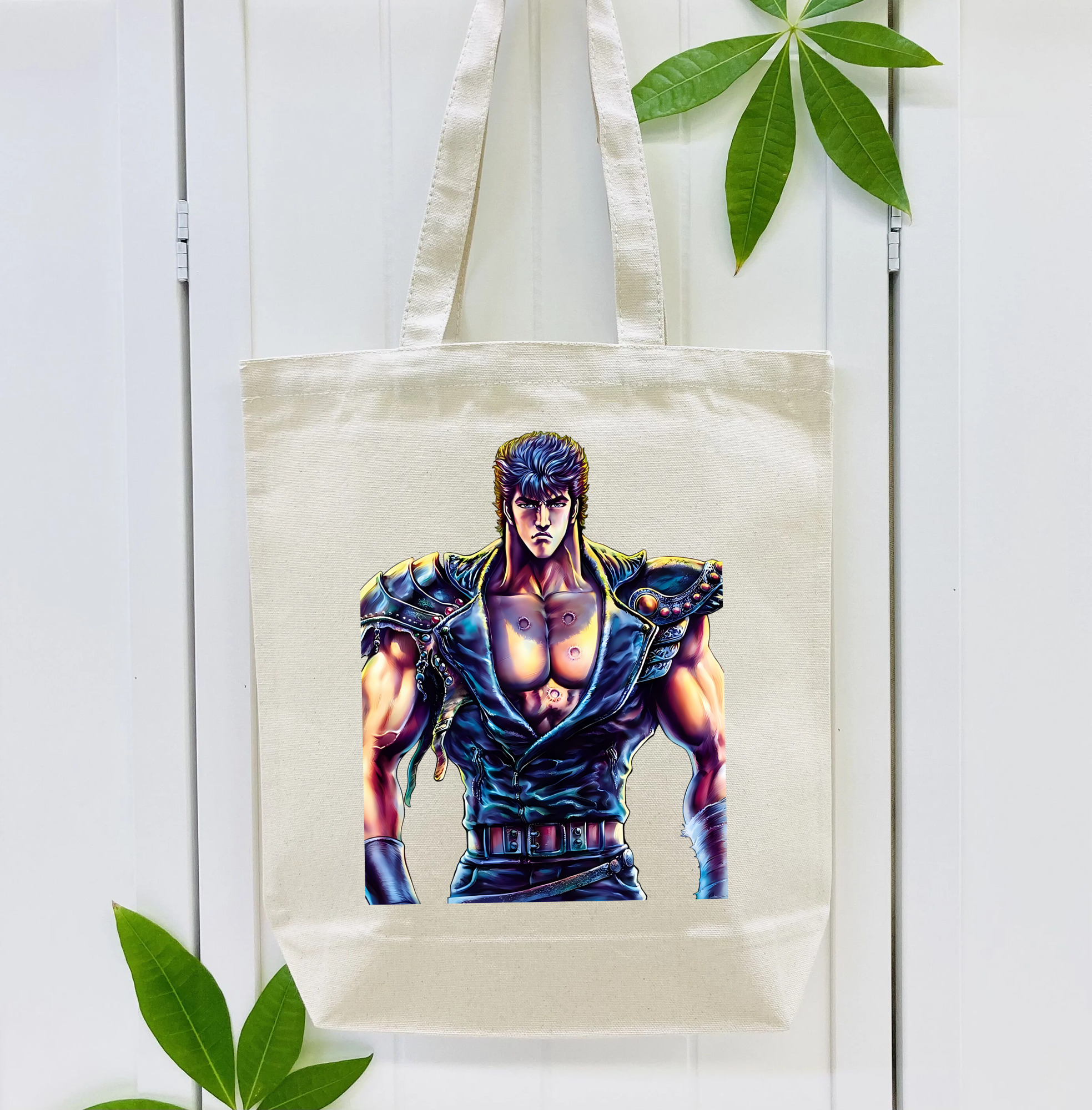 北斗の拳 Fist of the North Star 縦型キャンバス生地手提げバッグ　トートバッグ