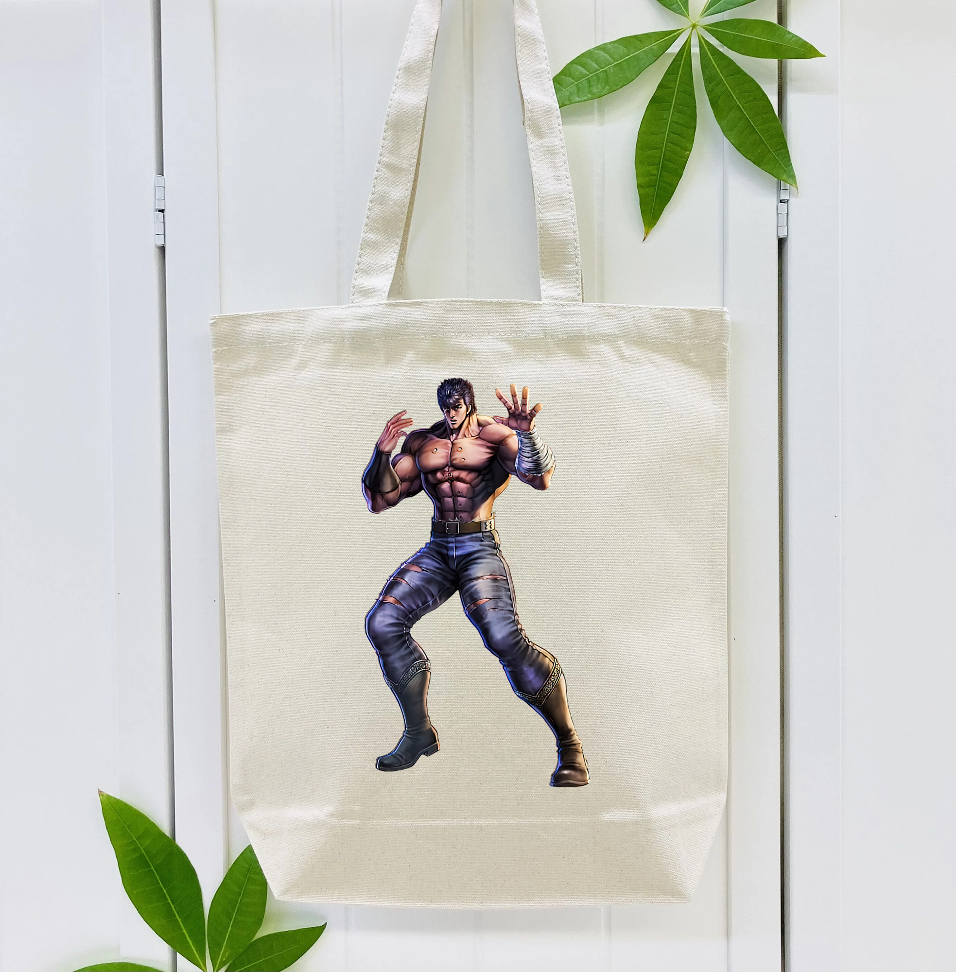 北斗の拳 Fist of the North Star 縦型キャンバス生地手提げバッグ　トートバッグ