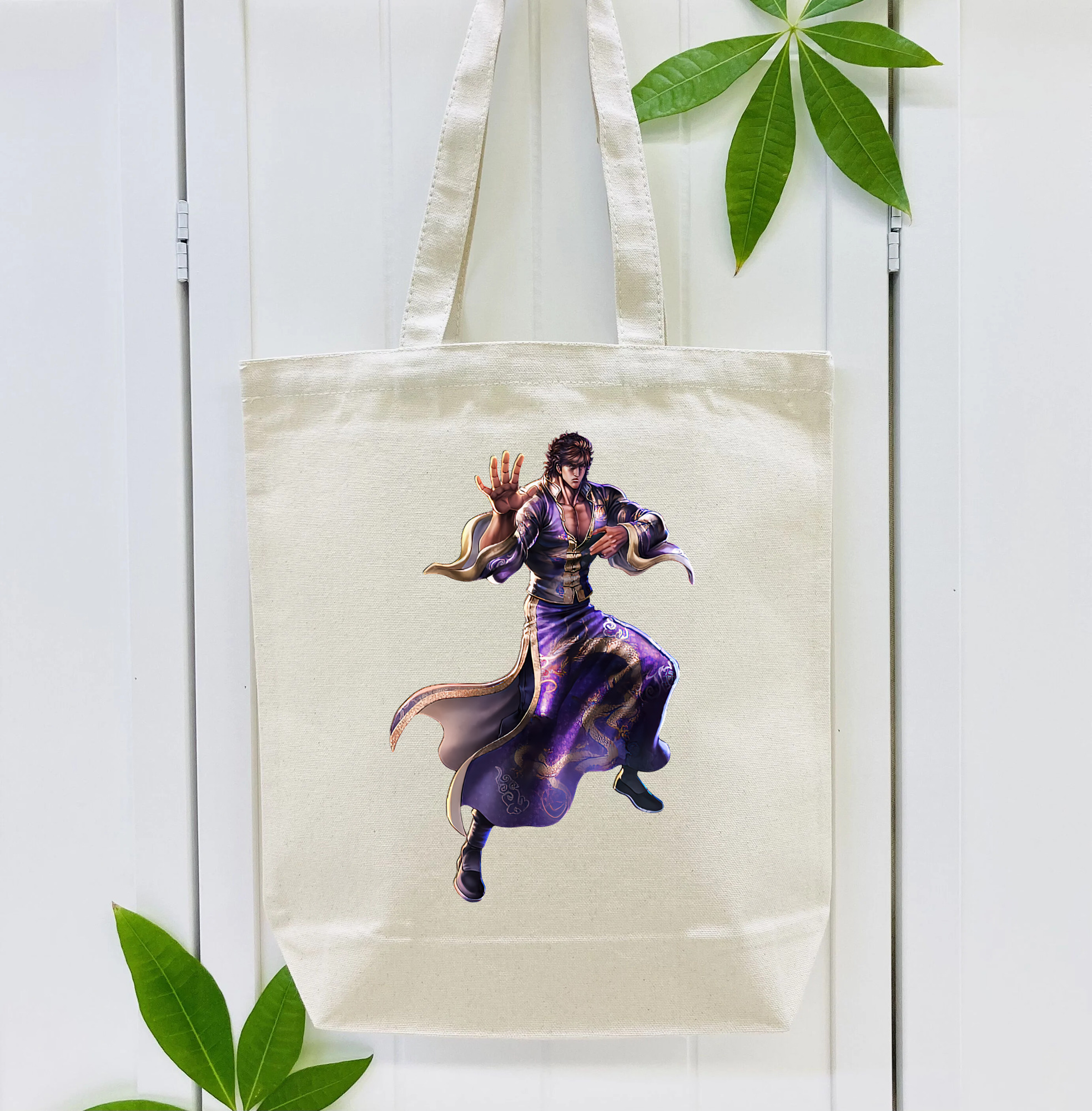 北斗の拳 Fist of the North Star 縦型キャンバス生地手提げバッグ　トートバッグ