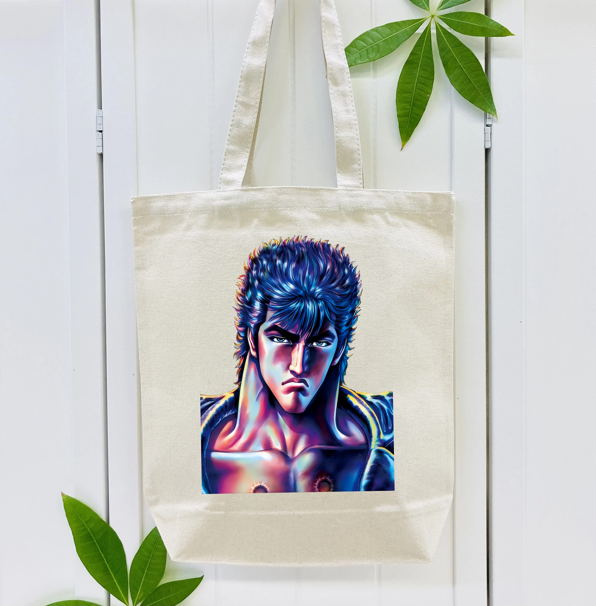 北斗の拳 Fist of the North Star 縦型キャンバス生地手提げバッグ　トートバッグ