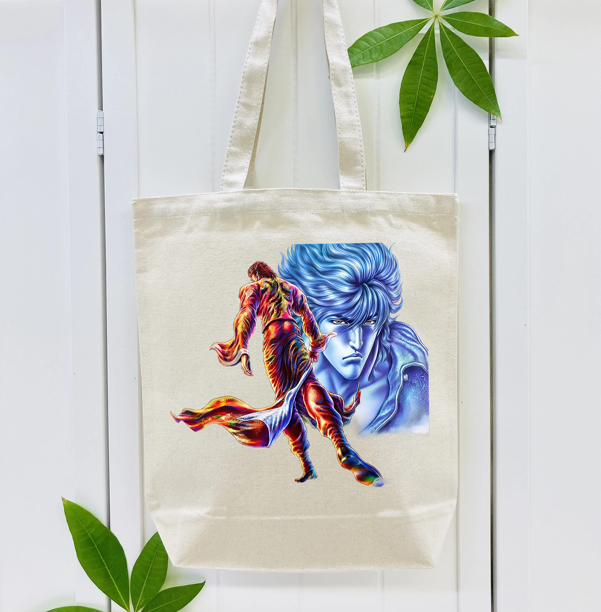 北斗の拳 Fist of the North Star 縦型キャンバス生地手提げバッグ　トートバッグ