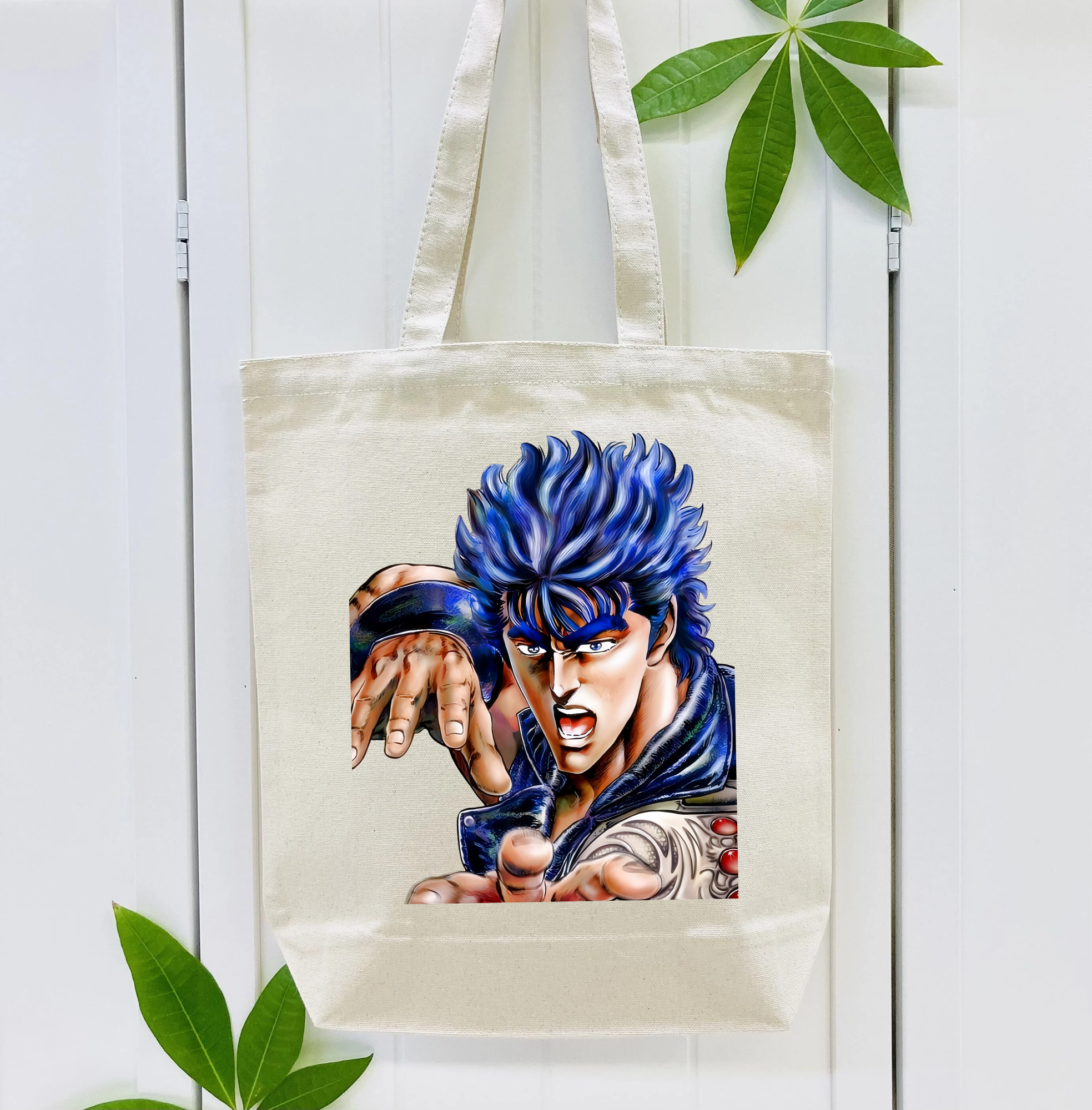 北斗の拳 Fist of the North Star 縦型キャンバス生地手提げバッグ　トートバッグ