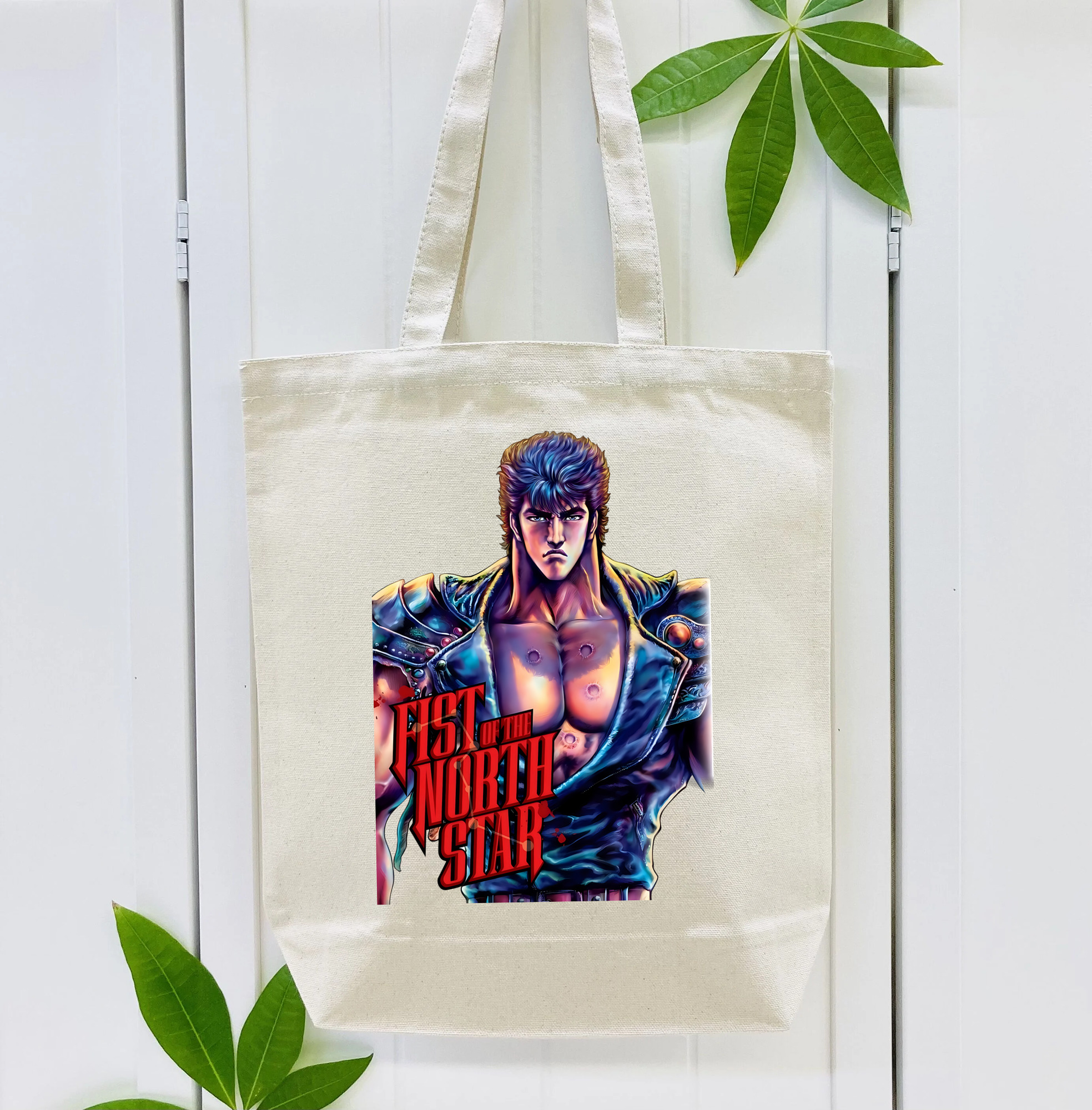 北斗の拳 Fist of the North Star 縦型キャンバス生地手提げバッグ　トートバッグ