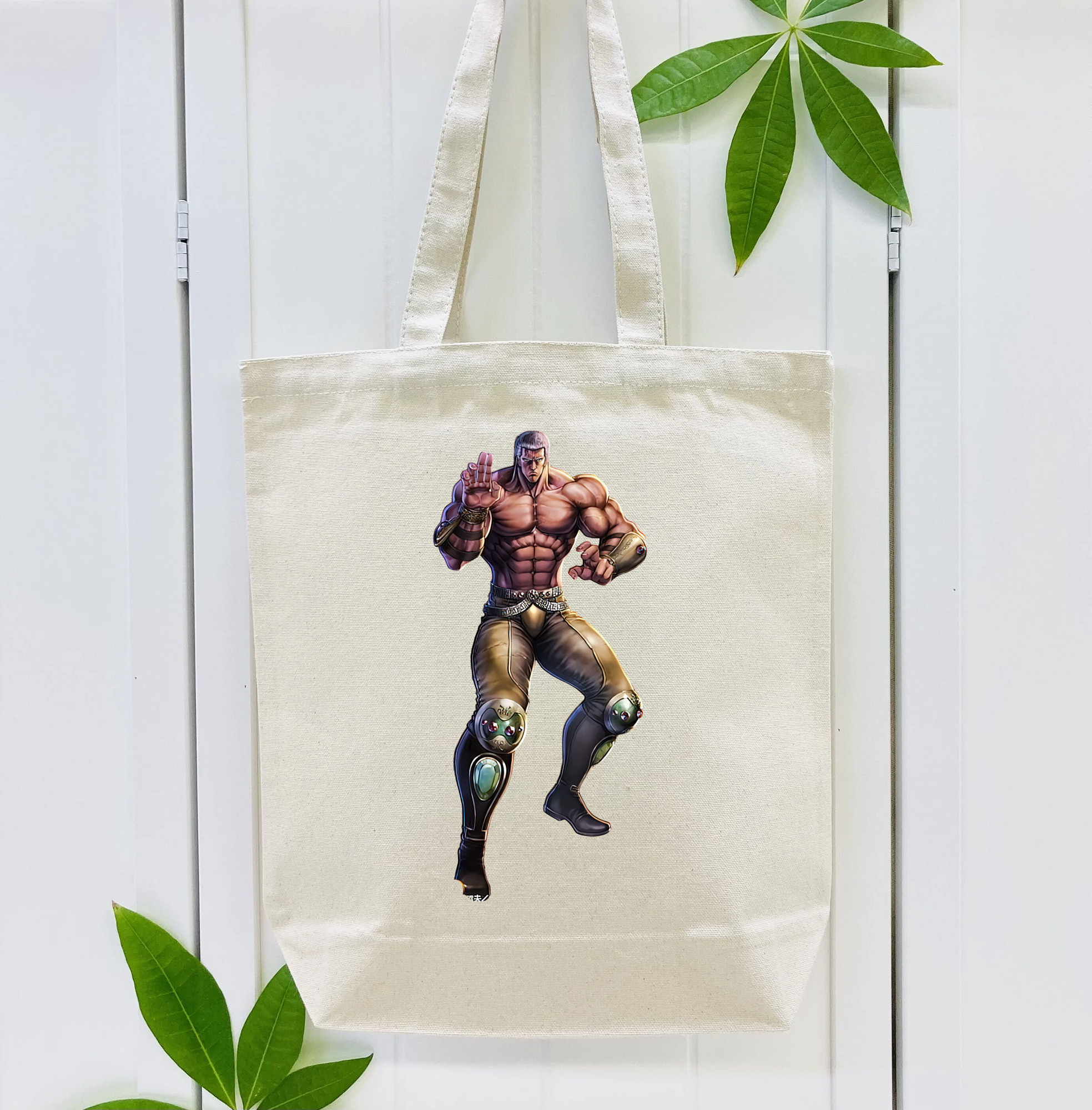北斗の拳 Fist of the North Star 縦型キャンバス生地手提げバッグ　トートバッグ