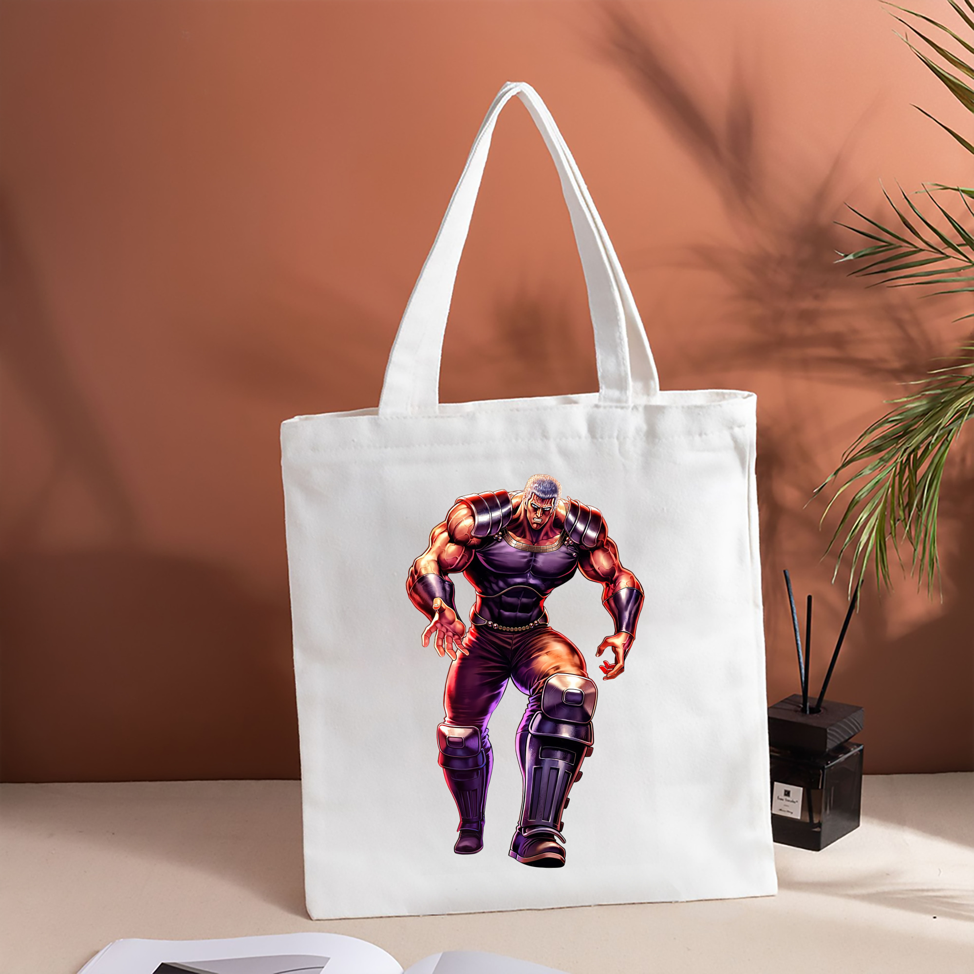 北斗の拳 Fist of the North Star 縦型キャンバス生地手提げバッグ　トートバッグ