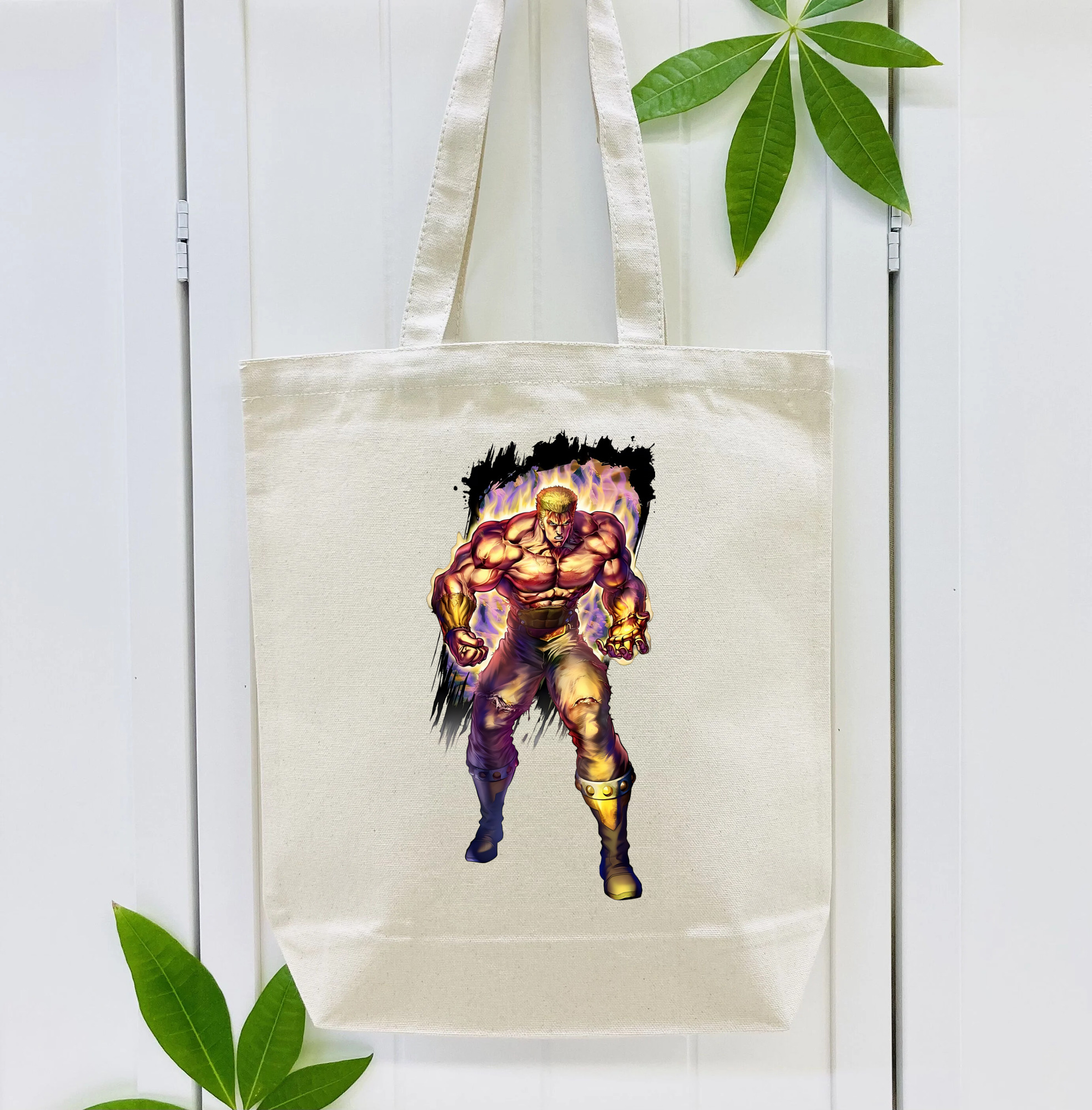 北斗の拳 Fist of the North Star 縦型キャンバス生地手提げバッグ　トートバッグ