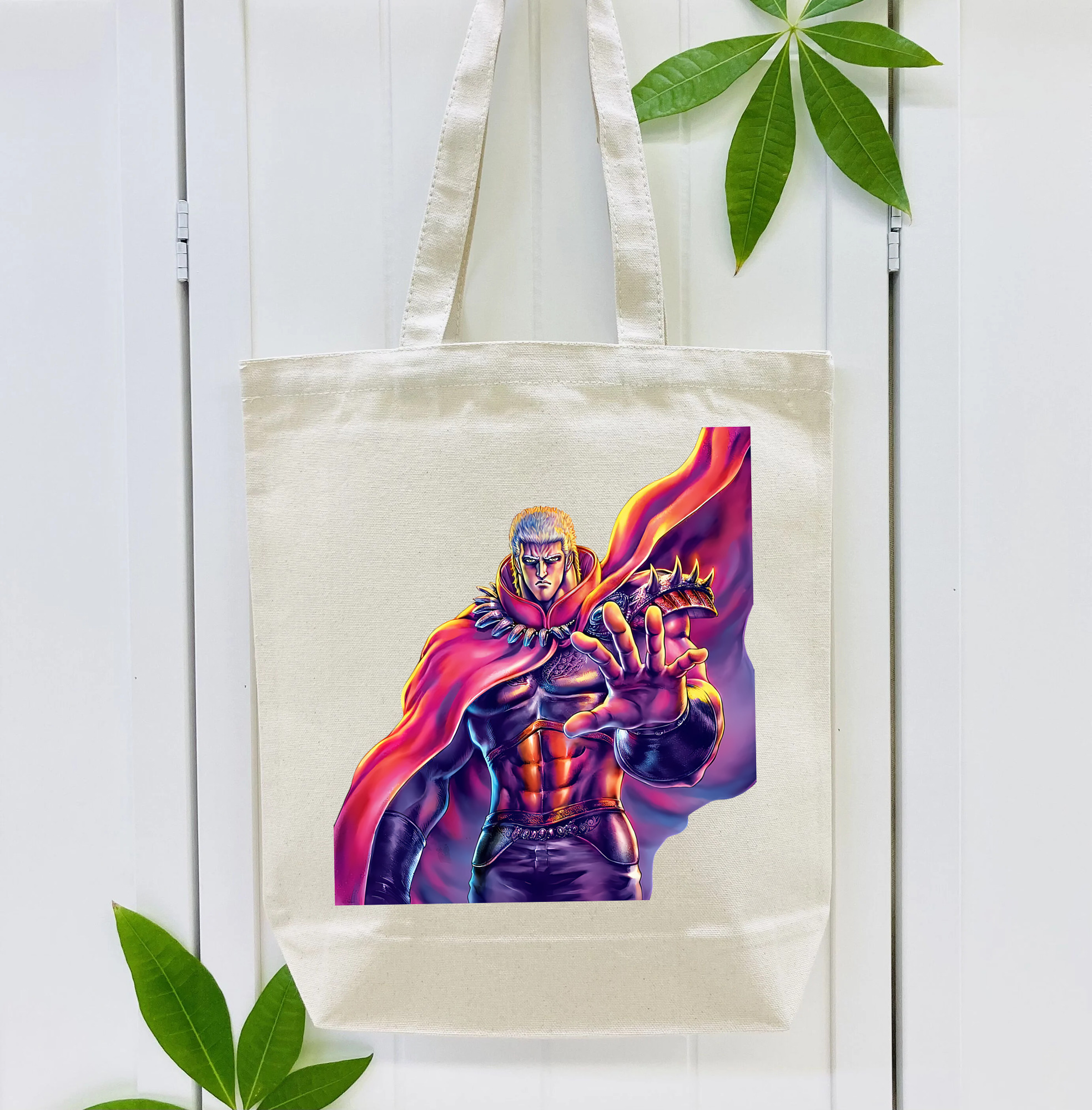 北斗の拳 Fist of the North Star 縦型キャンバス生地手提げバッグ　トートバッグ
