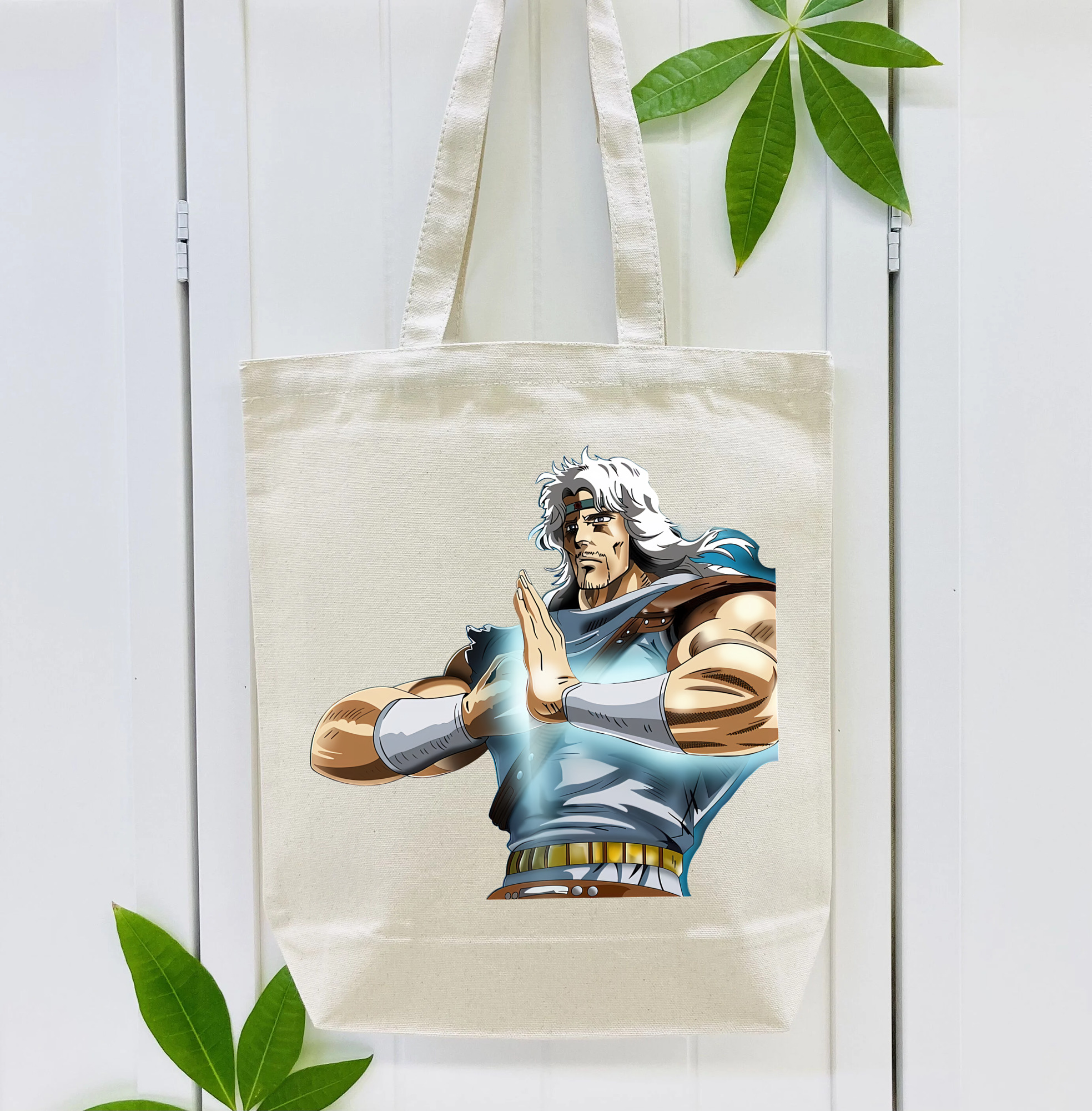 北斗の拳 Fist of the North Star 縦型キャンバス生地手提げバッグ　トートバッグ