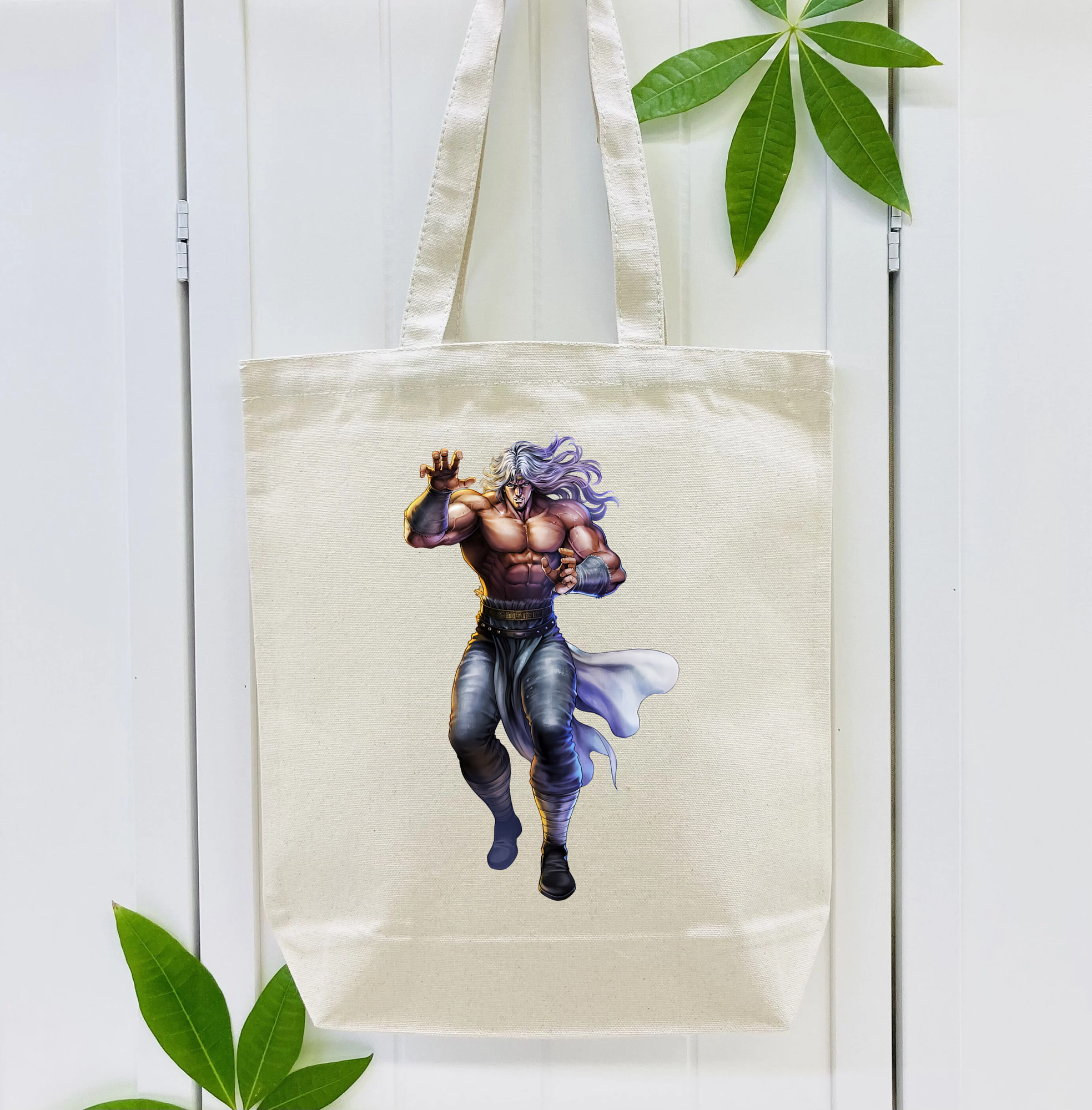 北斗の拳 Fist of the North Star 縦型キャンバス生地手提げバッグ　トートバッグ