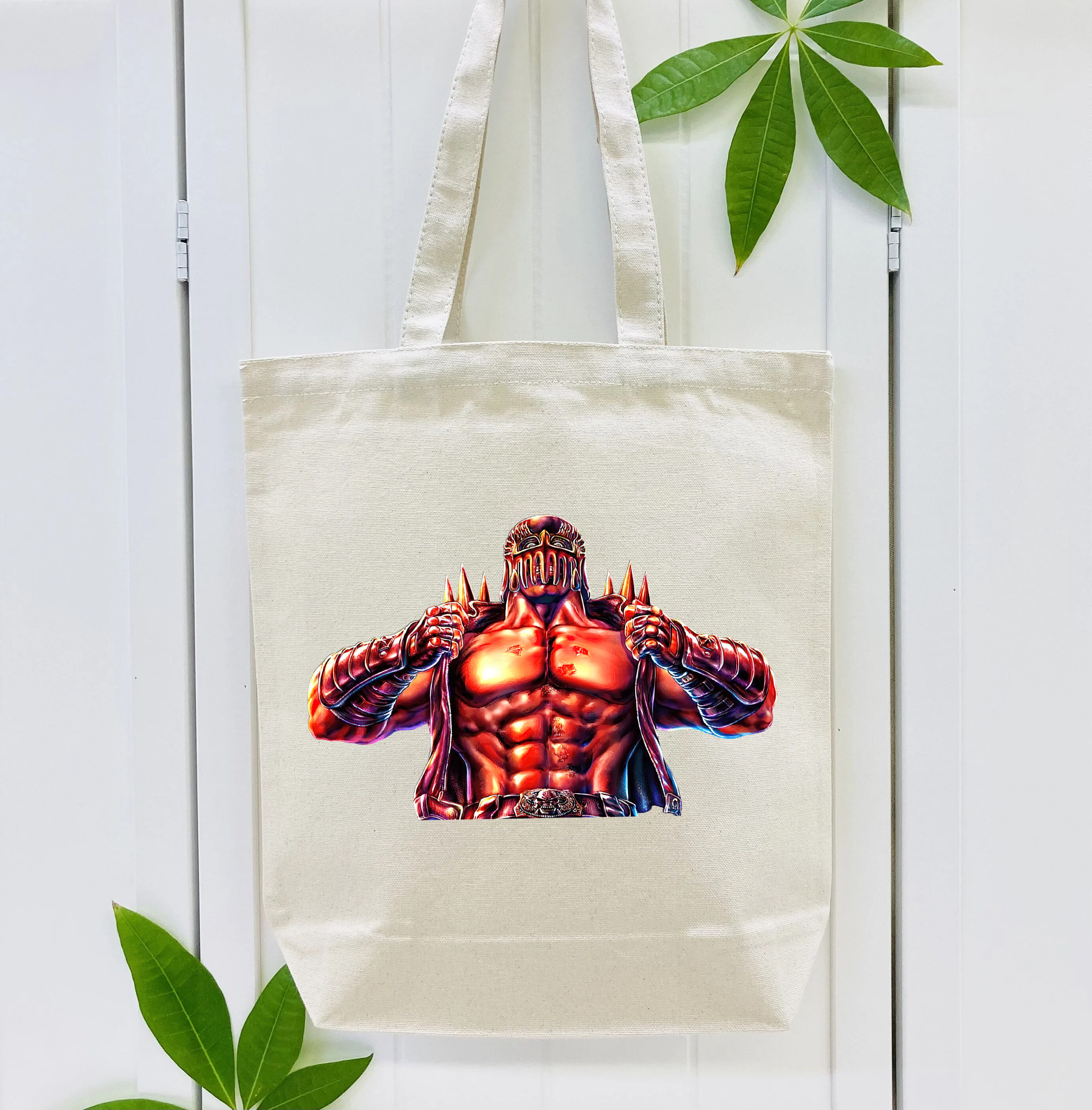 北斗の拳 Fist of the North Star 縦型キャンバス生地手提げバッグ　トートバッグ