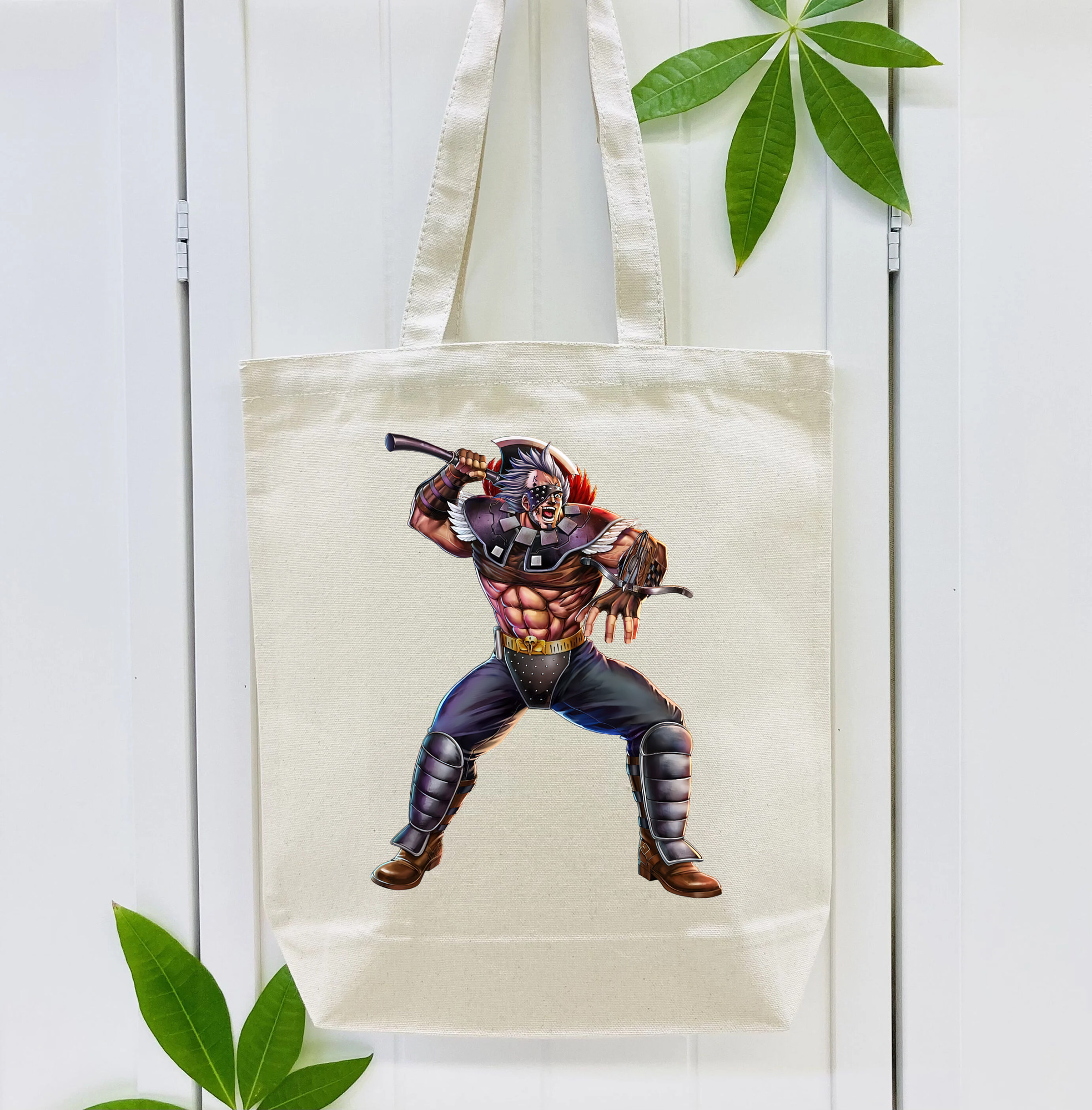北斗の拳 Fist of the North Star 縦型キャンバス生地手提げバッグ　トートバッグ